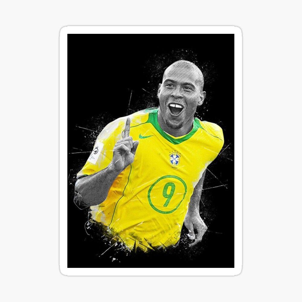 1000x1000 Wallpaper Ronaldo Brazil Illustration Poster