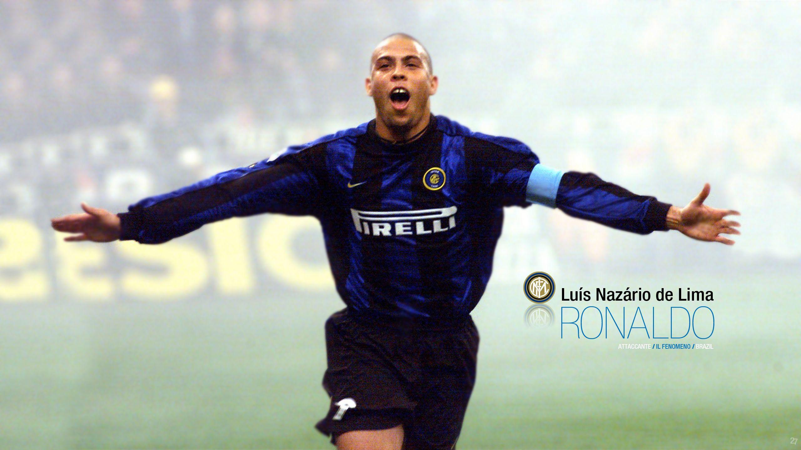 2560x1440 Ronaldo at Inter Wallpaper