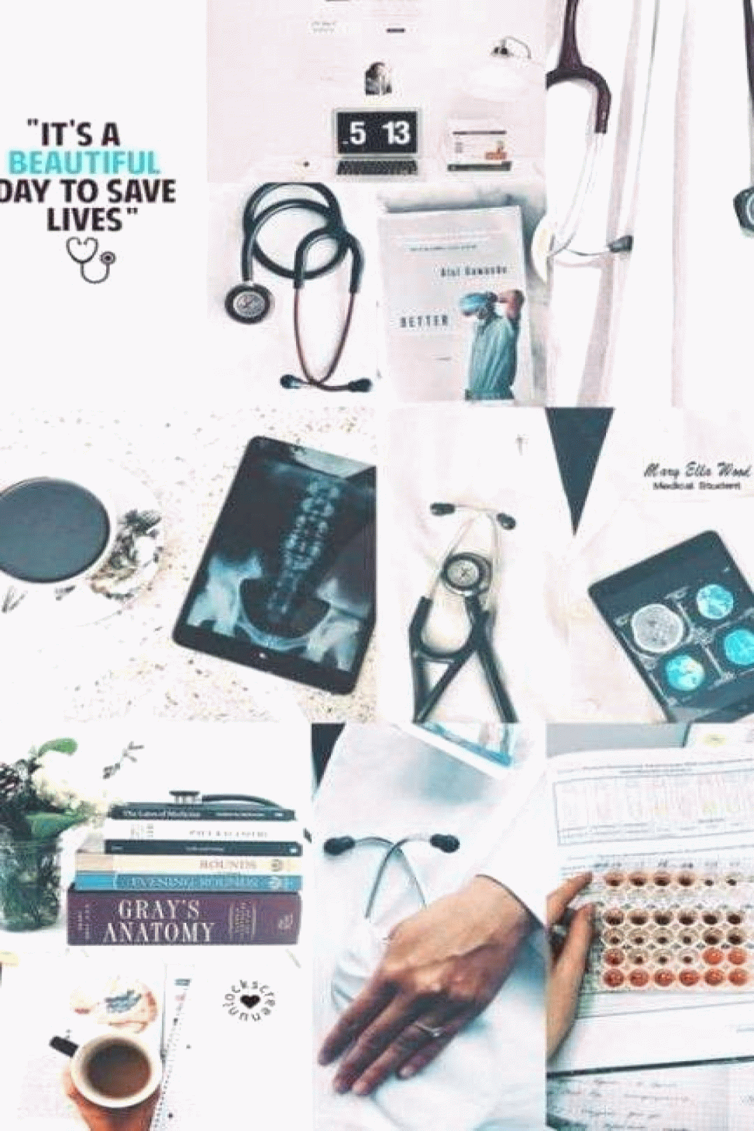 1080x1620 Aesthetic Doctor Medical Student Wallpaper careers image by abbey hotchkiss on vision board 2020. doctor medical, nurse aesthe