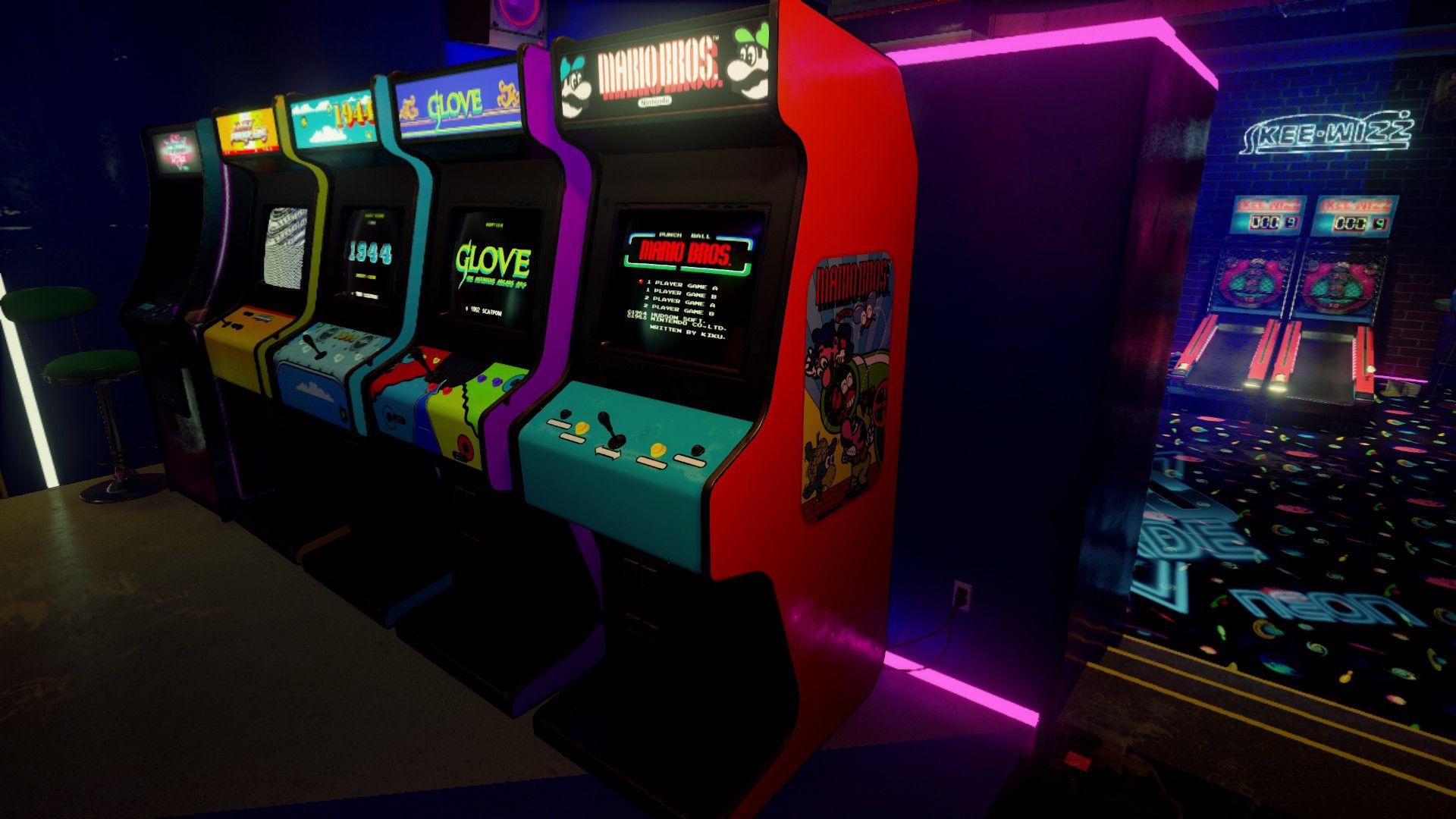 Neon Arcade Wallpapers - Top Free Neon Arcade Backgrounds - WallpaperAccess