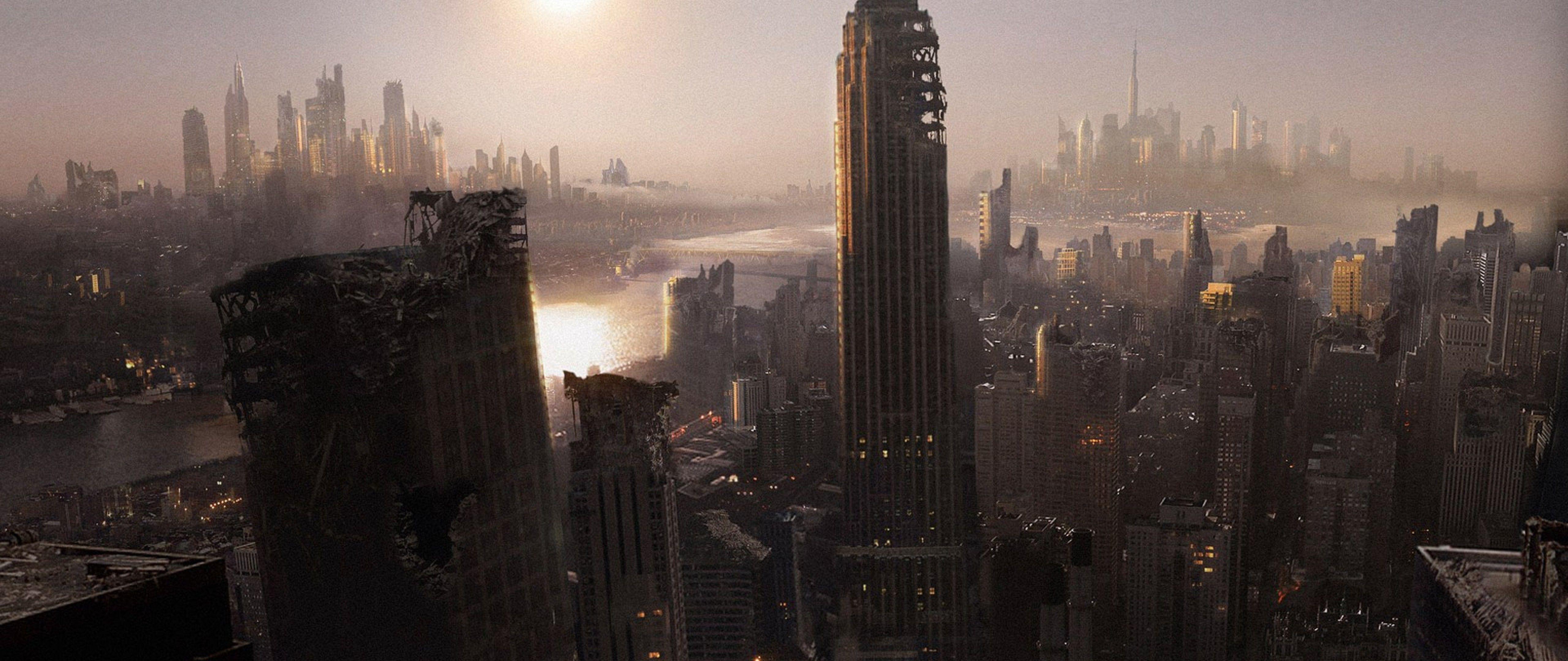 5120x2160 Dark City HD Wallpaper 4K Ultra HD Wide TV
