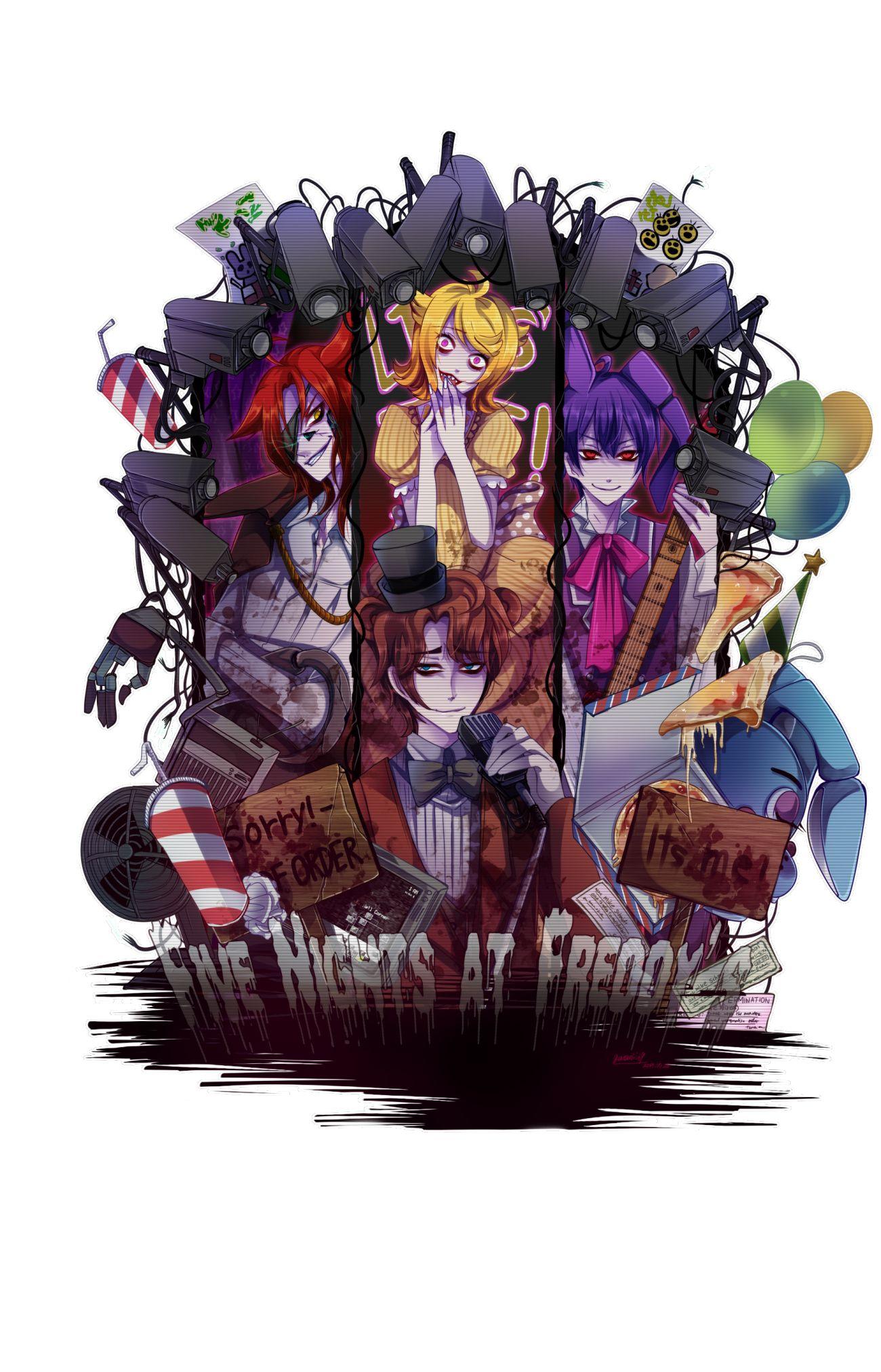 1300x2022 Five Nights at Freddy's Anime Image Board
