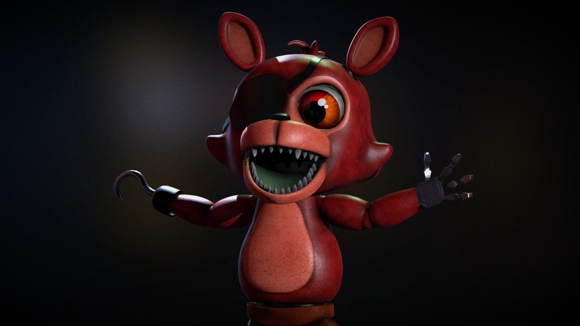 1920x1080 Fnaf Foxy Wallpaper