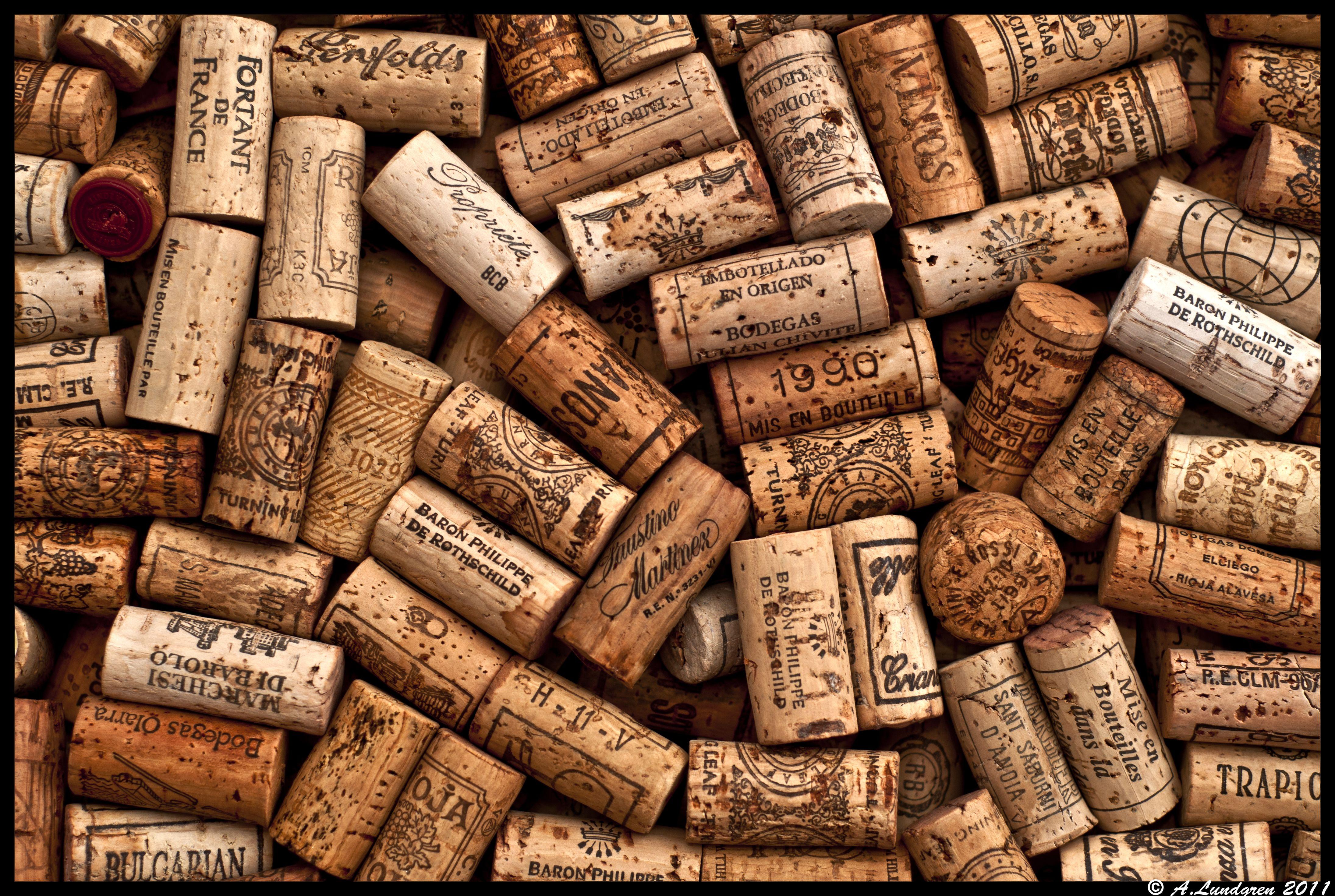 wine cork background