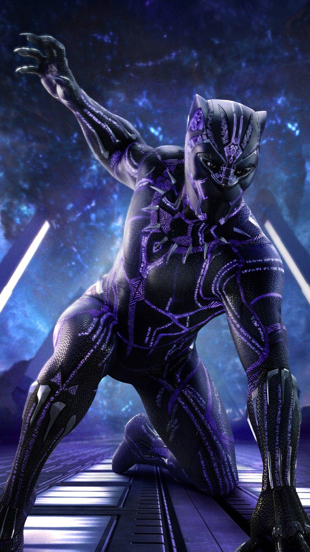 1080x1920 Black Panther Android Wallpaper