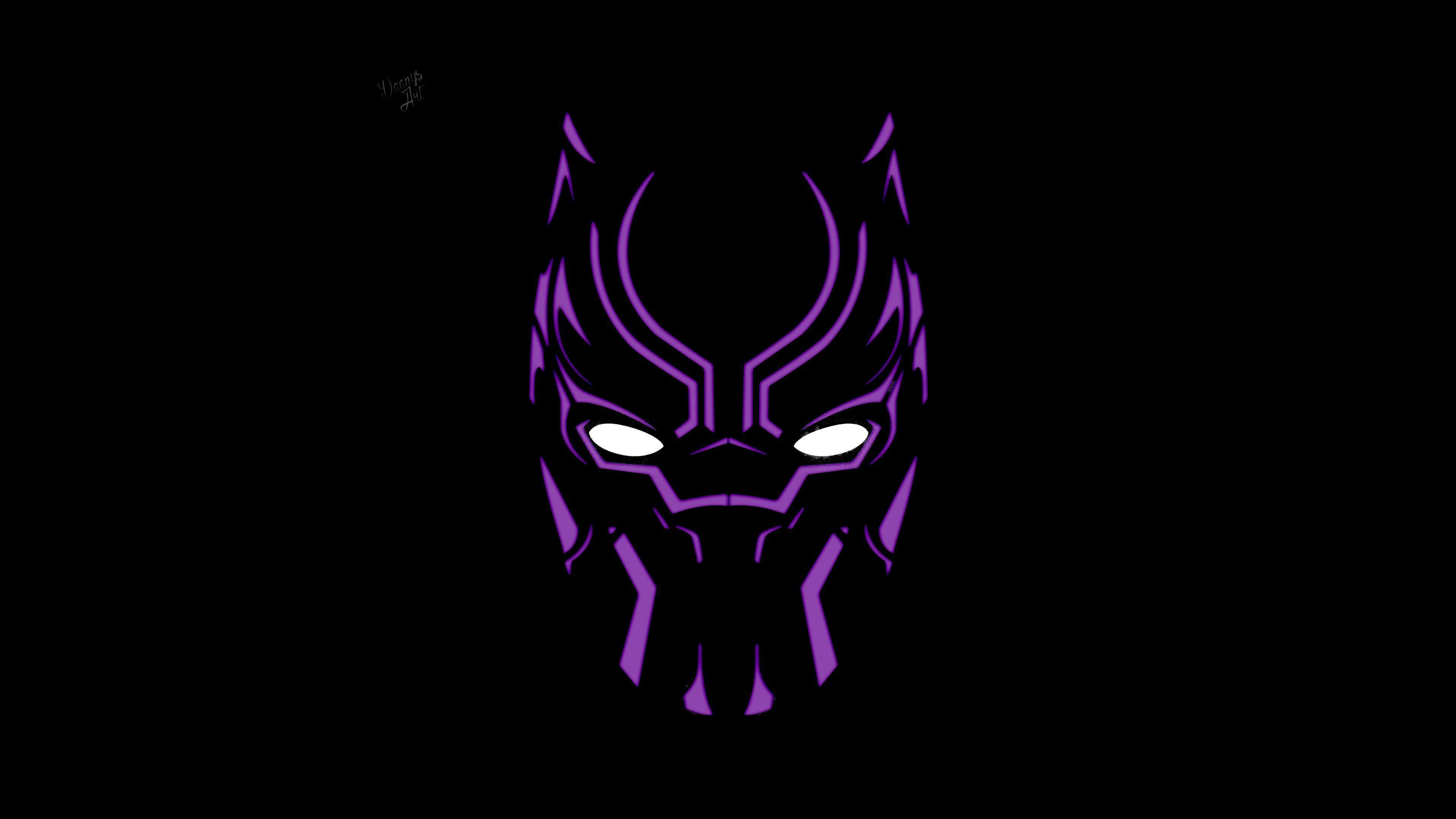 3840x2160 Illustration Wallpaper #wallpaper #wallpaperiphone #wallpaperbackground #wallpapertumbl. Black panther wallpaper, Black panther wallpaper hd, Black panther art