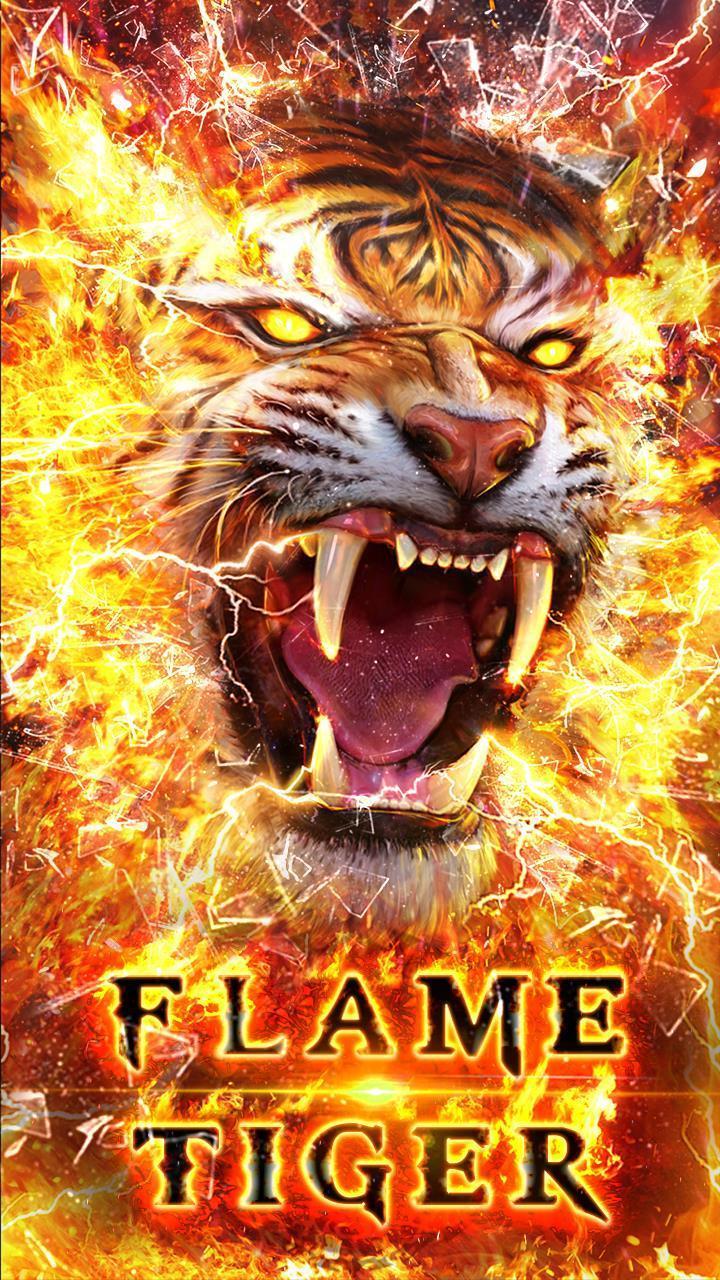 Flaming Tiger Wallpapers Top Free Flaming Tiger Backgrounds