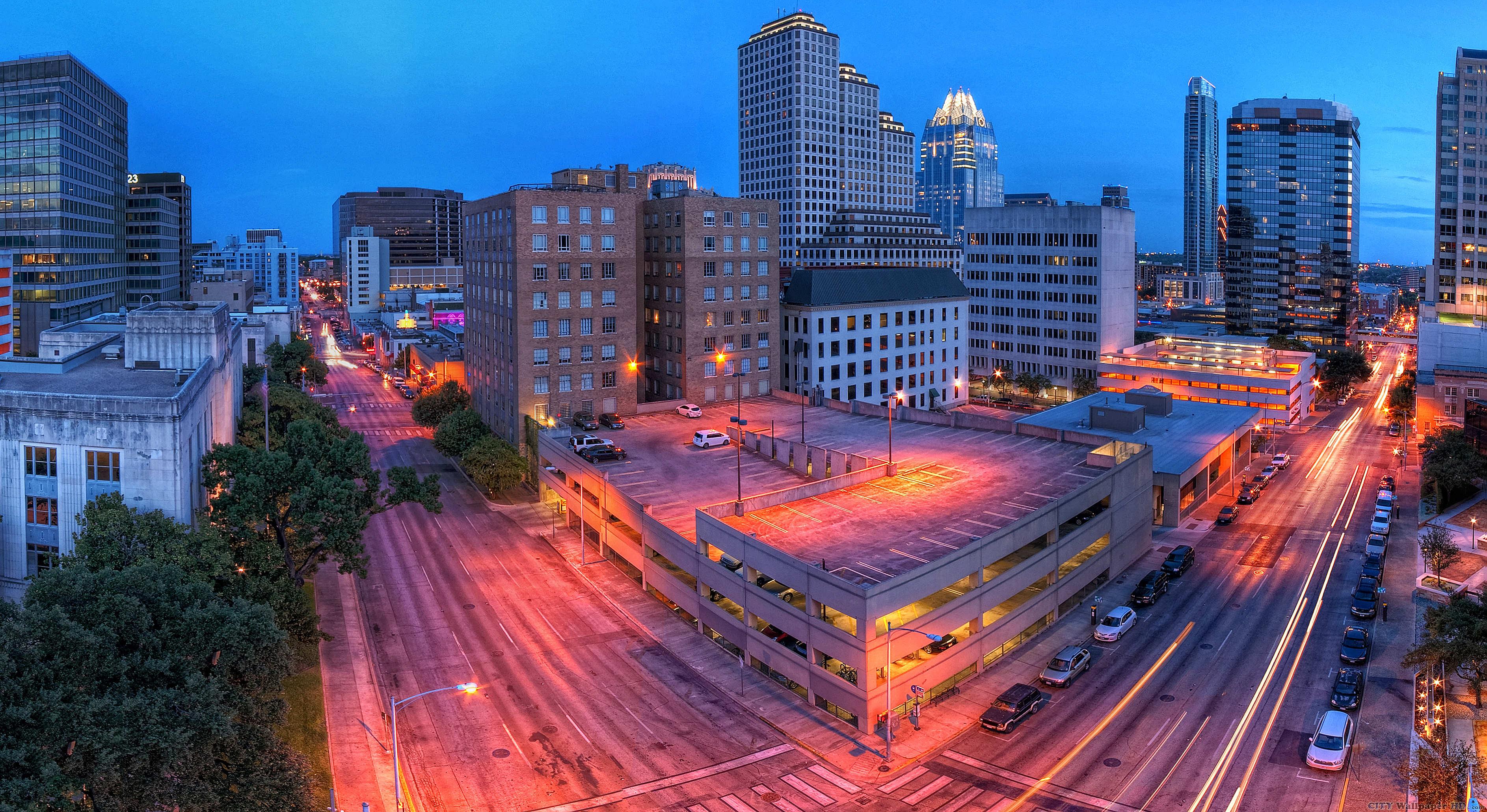 3773x2061 Striking Views Of The Austin Texas Wallpaper Desktop HD Wallpaper