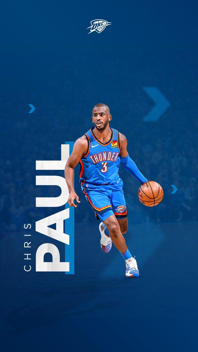 675x1200 Oklahoma City Thunder Chris Paul Wallpaper & Background Download