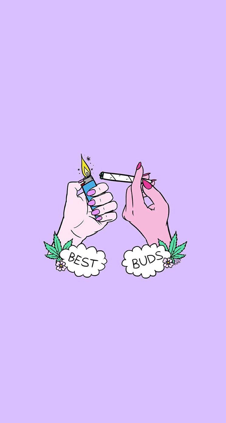 744x1392 Weed Tumblr Wallpaper