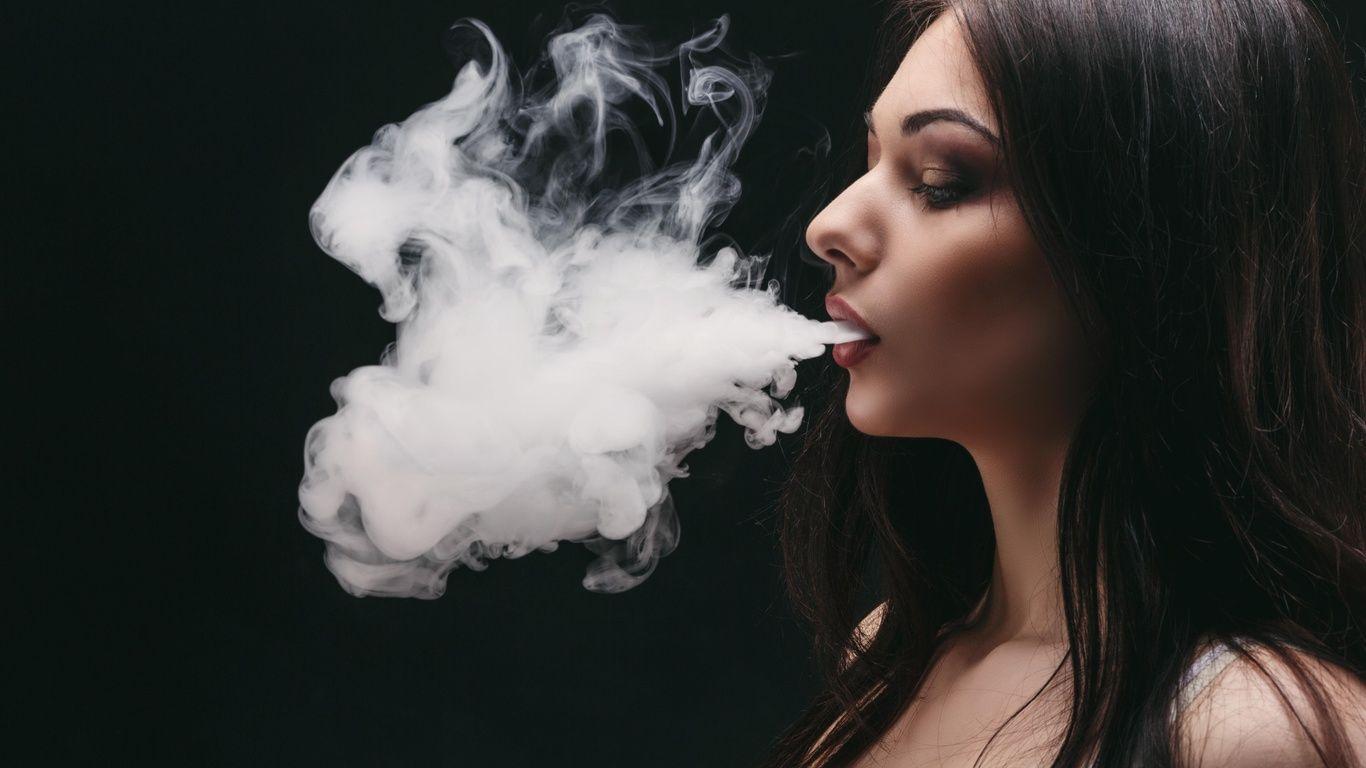 1366x768 Smoke Girl Dark Hairs 1366x768 Resolution HD 4k Wallpaper, Image, Background, Photo and Picture