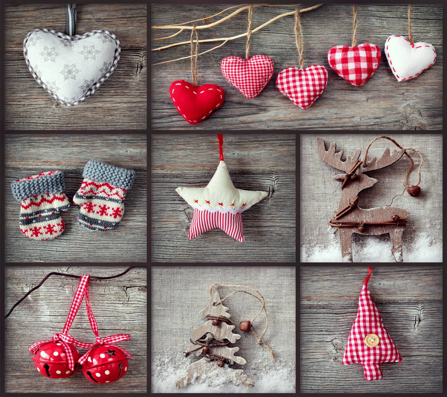 1440x1280 Christmas Collage wallpaper
