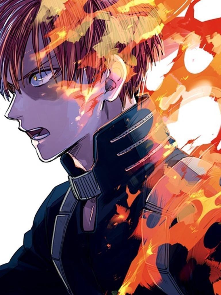 768x1024 Todoroki HD Android Wallpaper