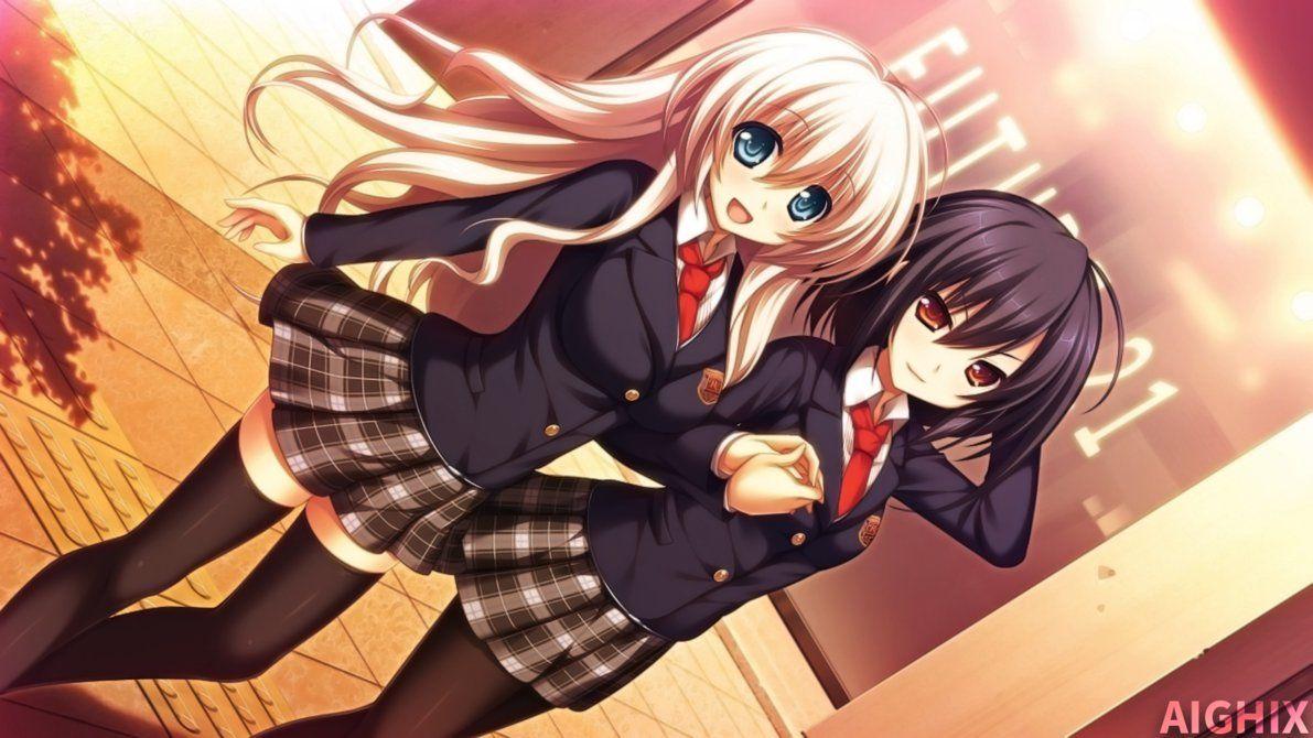 Anime, Girl, Yuri, HD wallpaper | Peakpx