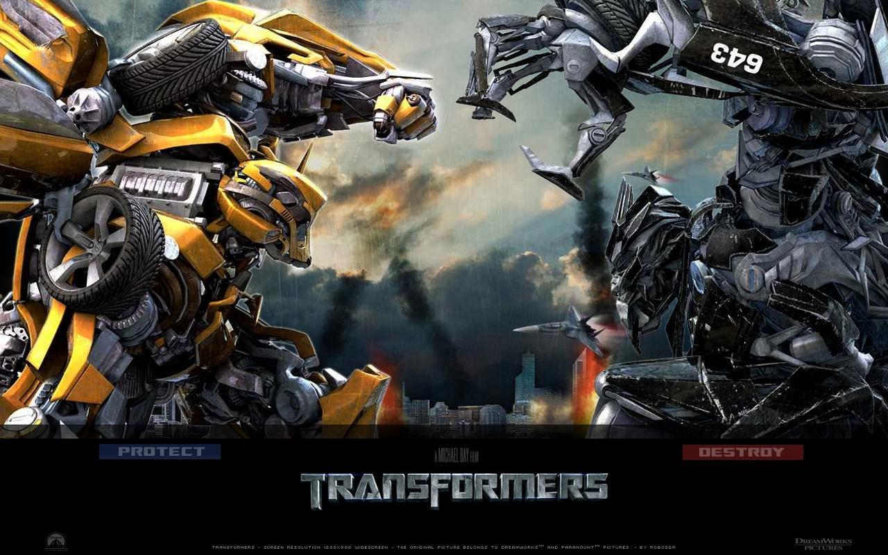 1280x800 Bumblebee Vs Baricade Wallpaper