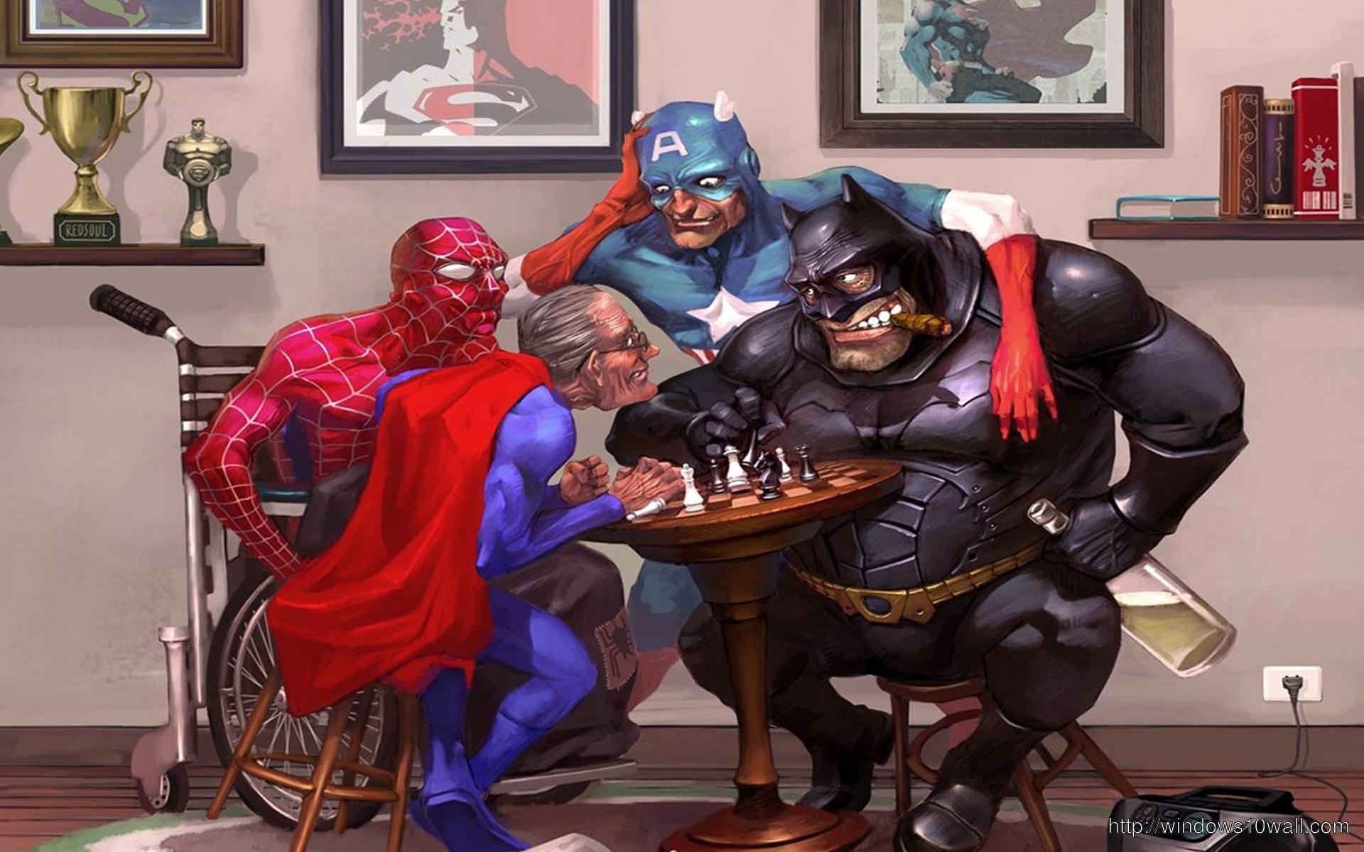 1920x1200 Funny Super Heroes