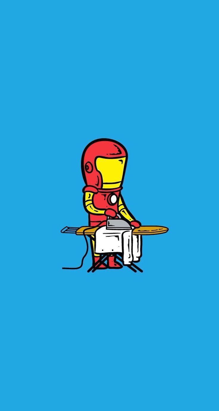 736x1377 Superhero Phone Wallpaper