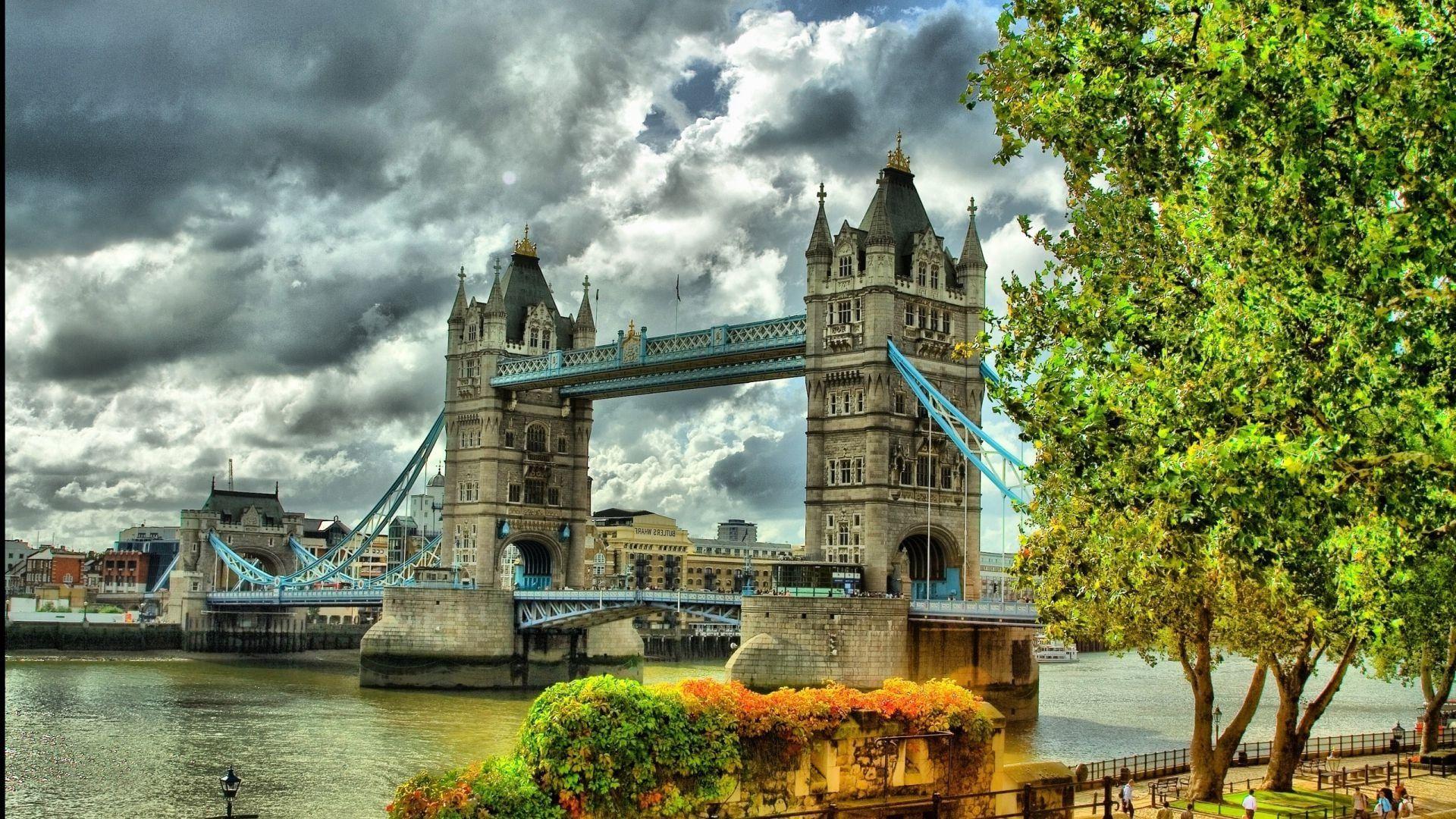 1920x1080 London Tower Bridge wallpaper HD background picture