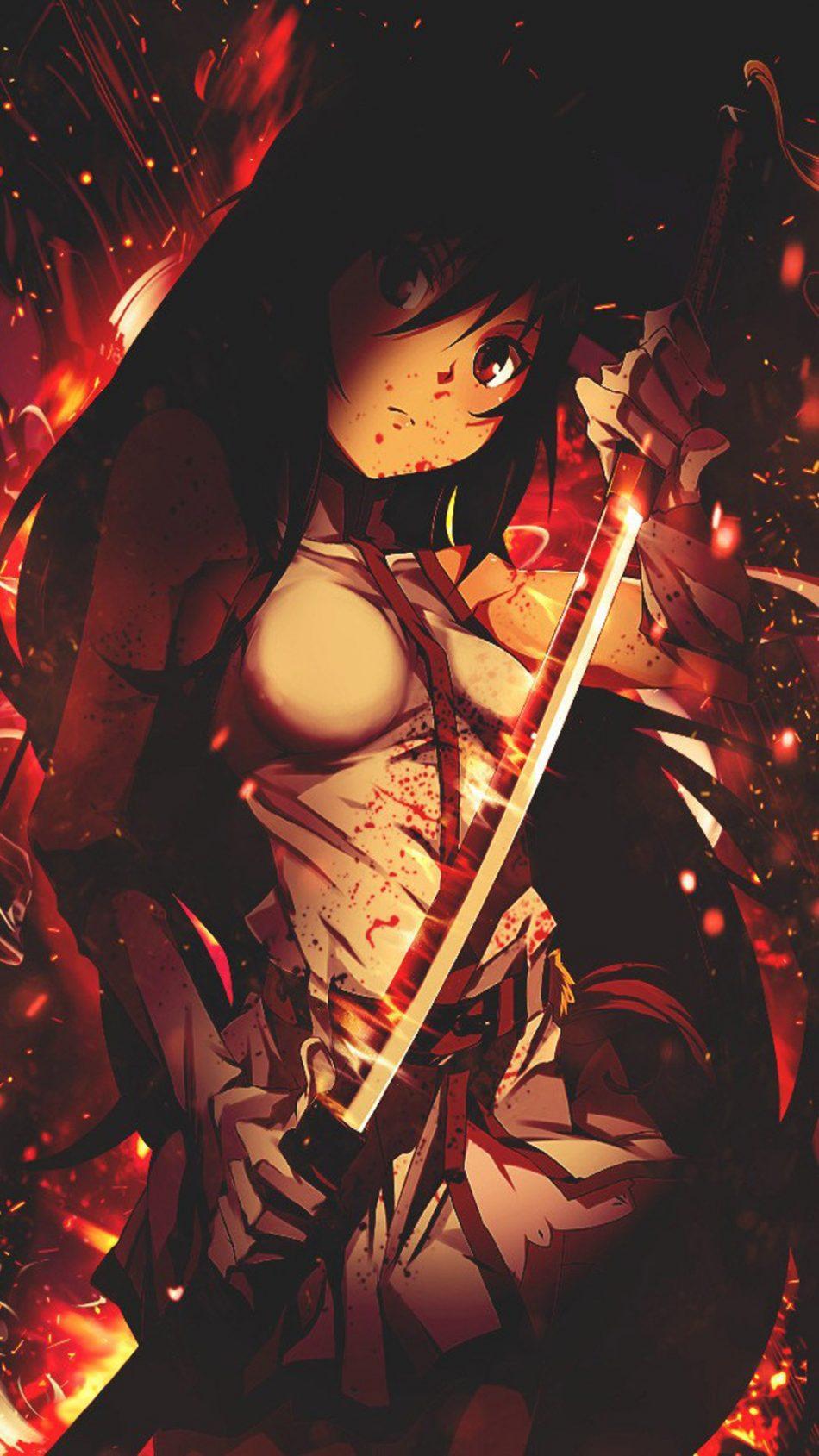 950x1689 4k Ultra HD Anime Girl Wallpaper