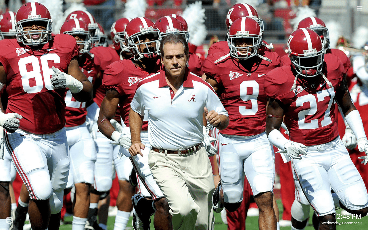 1280x800 Alabama Crimson Tide Football HD Wallpaper Fan Tab