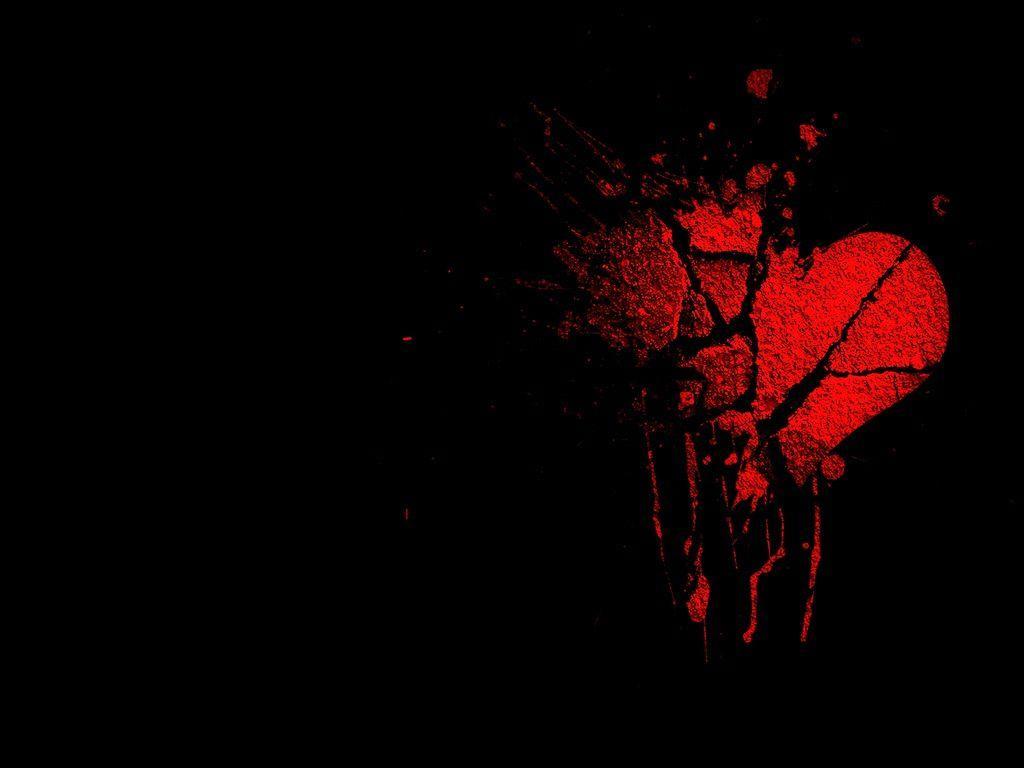 Red and Black Heart Wallpapers Top Free Red and Black Heart