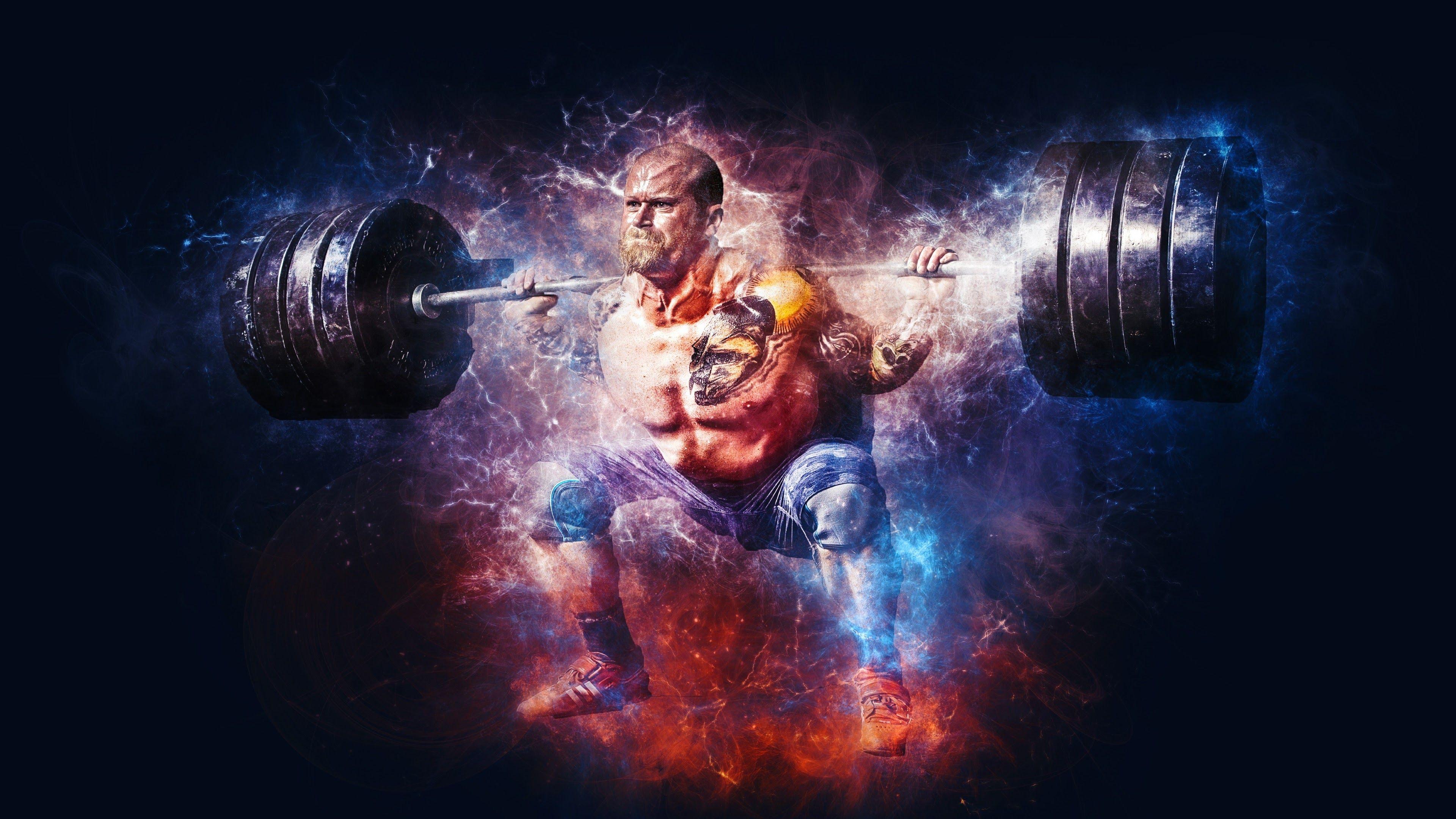 3840x2160 Weightlifting At Gym HD Wallpaper Â HD Wallpaper