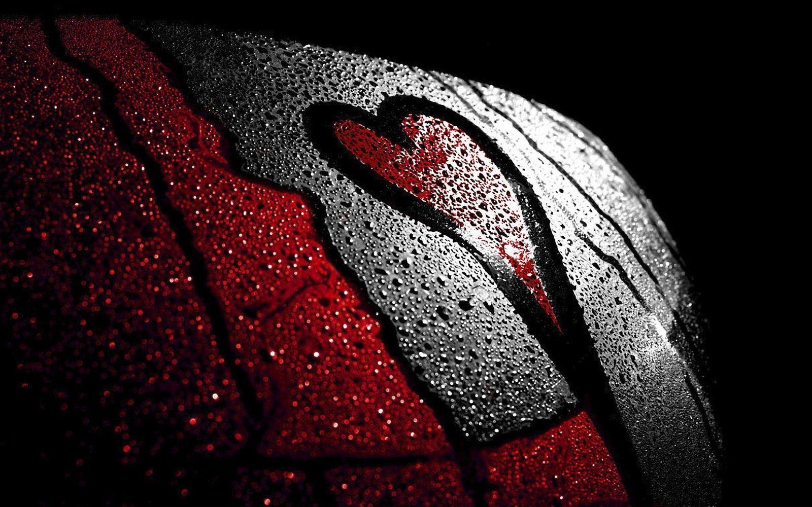 Red and Black Heart Wallpapers Top Free Red and Black Heart