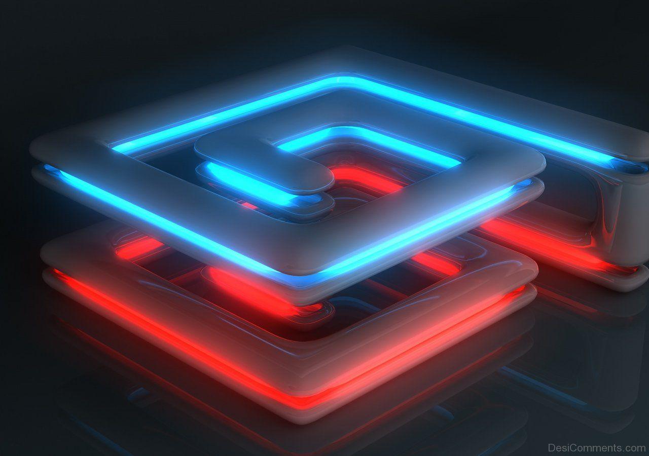 1280x900 Wallpaper Neon, Light, Spiral, Shape, Surface, Luster