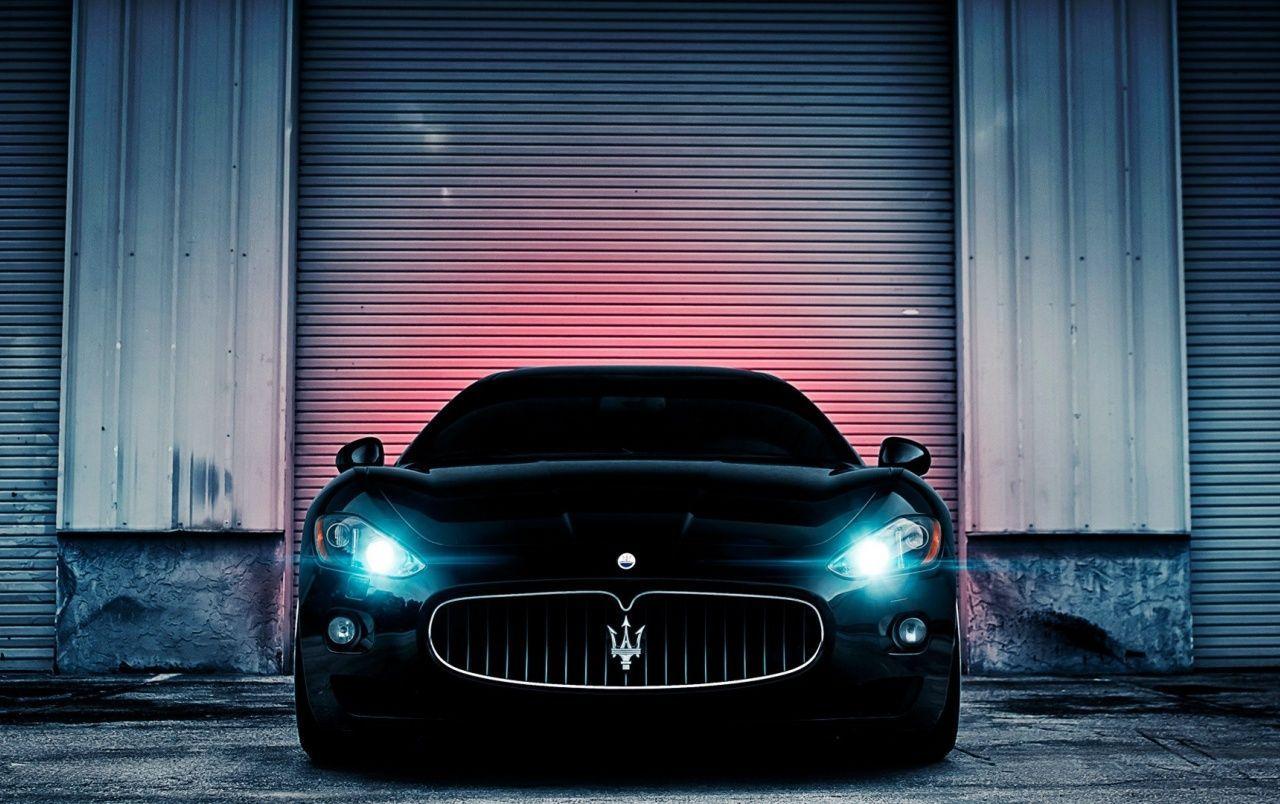 1280x804 Black Maserati GranTurismo Headlights wallpaper. Black Maserati GranTurismo Headlights