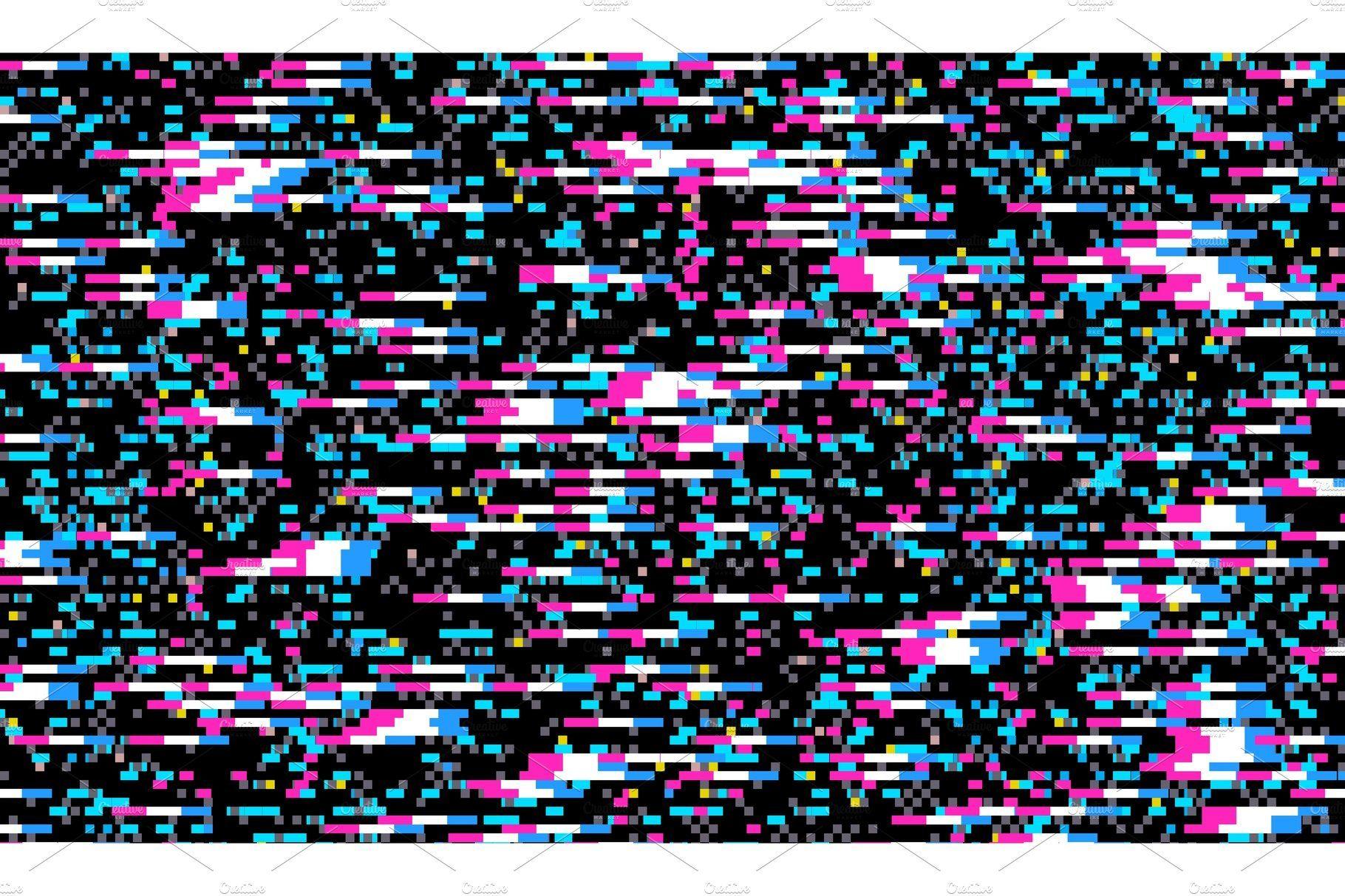 Screen Glitch Effect Background - myscrappylittlelife