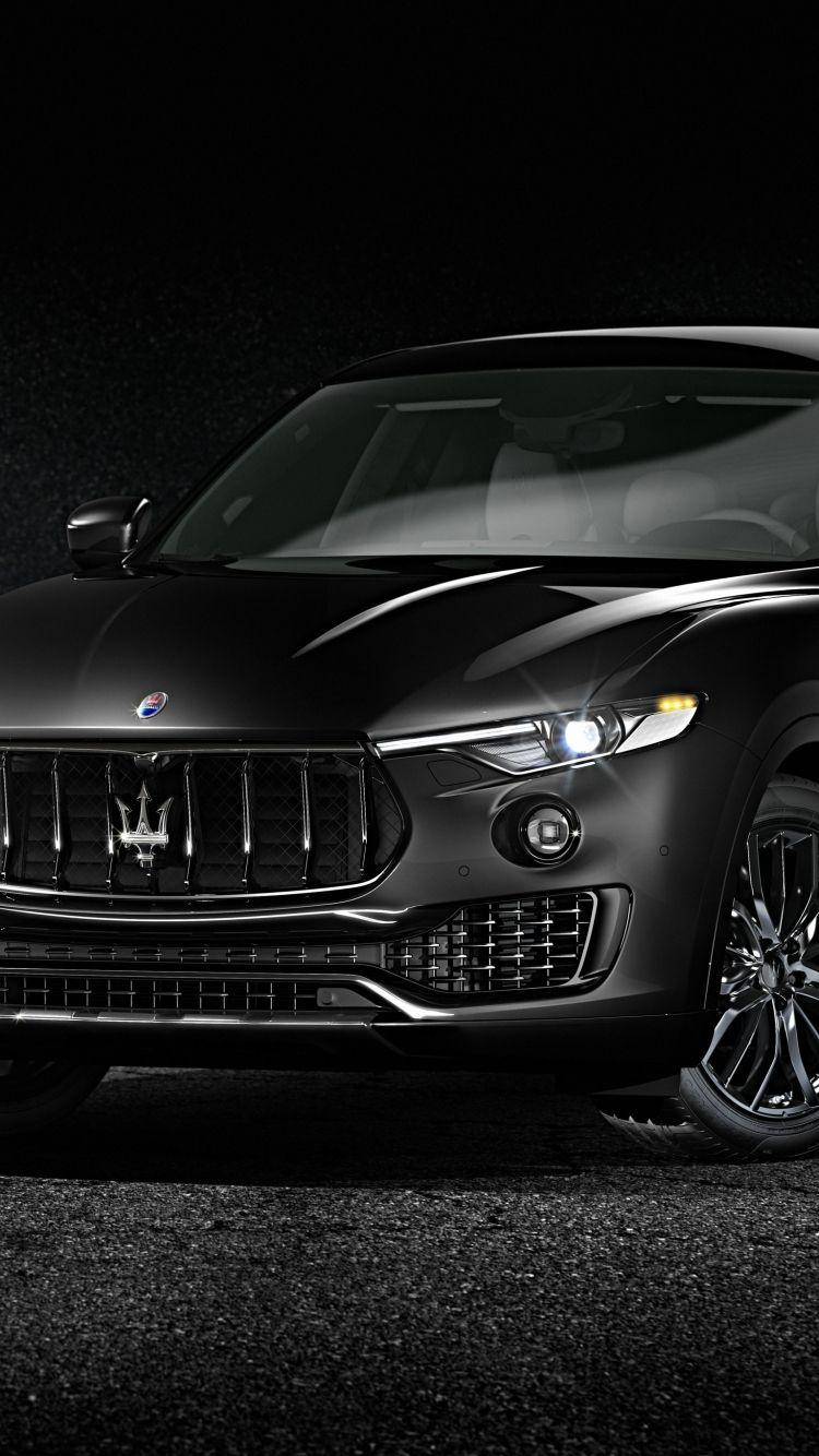 750x1334 Download 750x1334 wallpaper black, front, sport utility vehicles, maserati levante, iphone iphone 750x1334 HD image, background, 8467