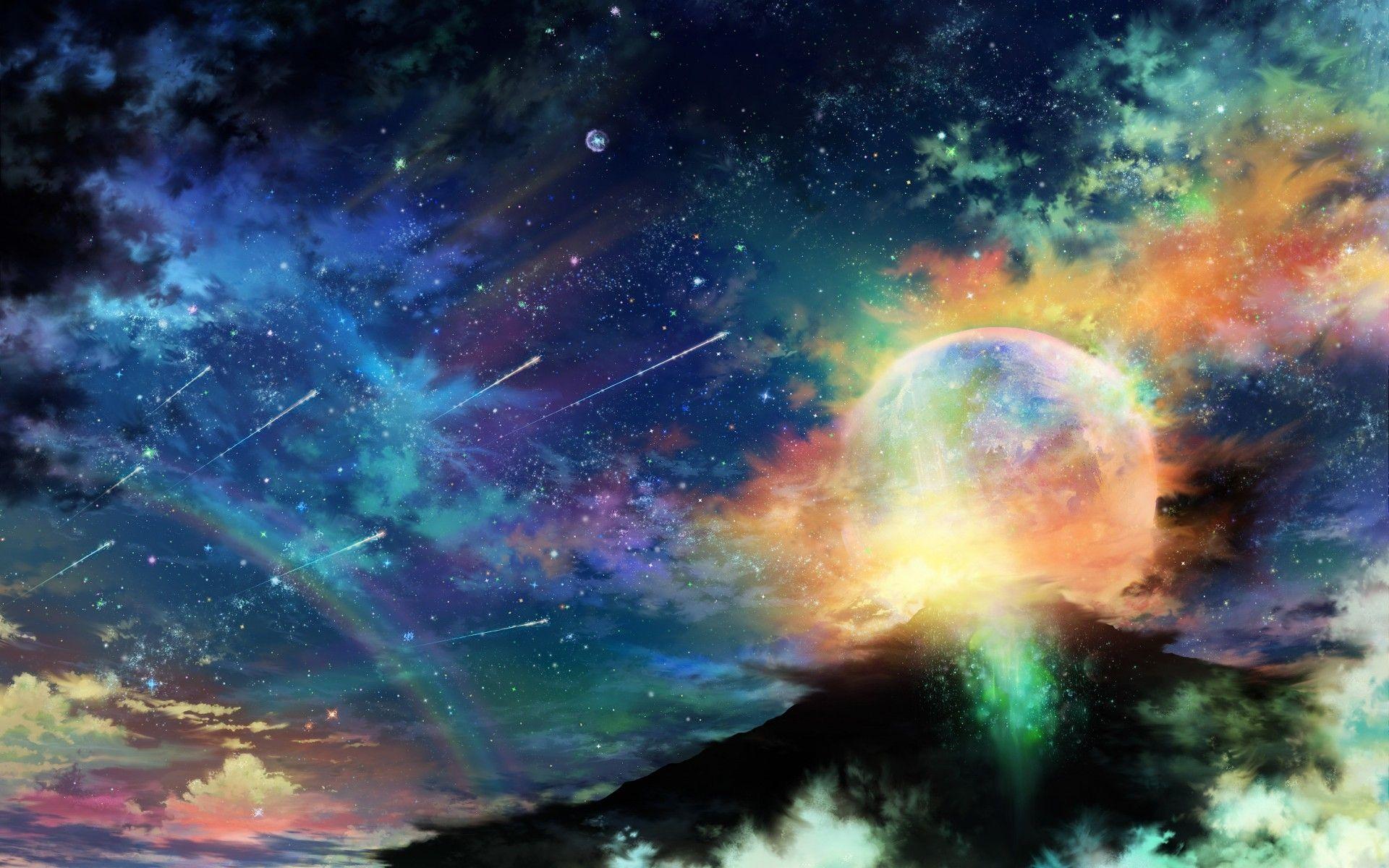 1920x1200 Colorful Galaxy Wallpaper HD