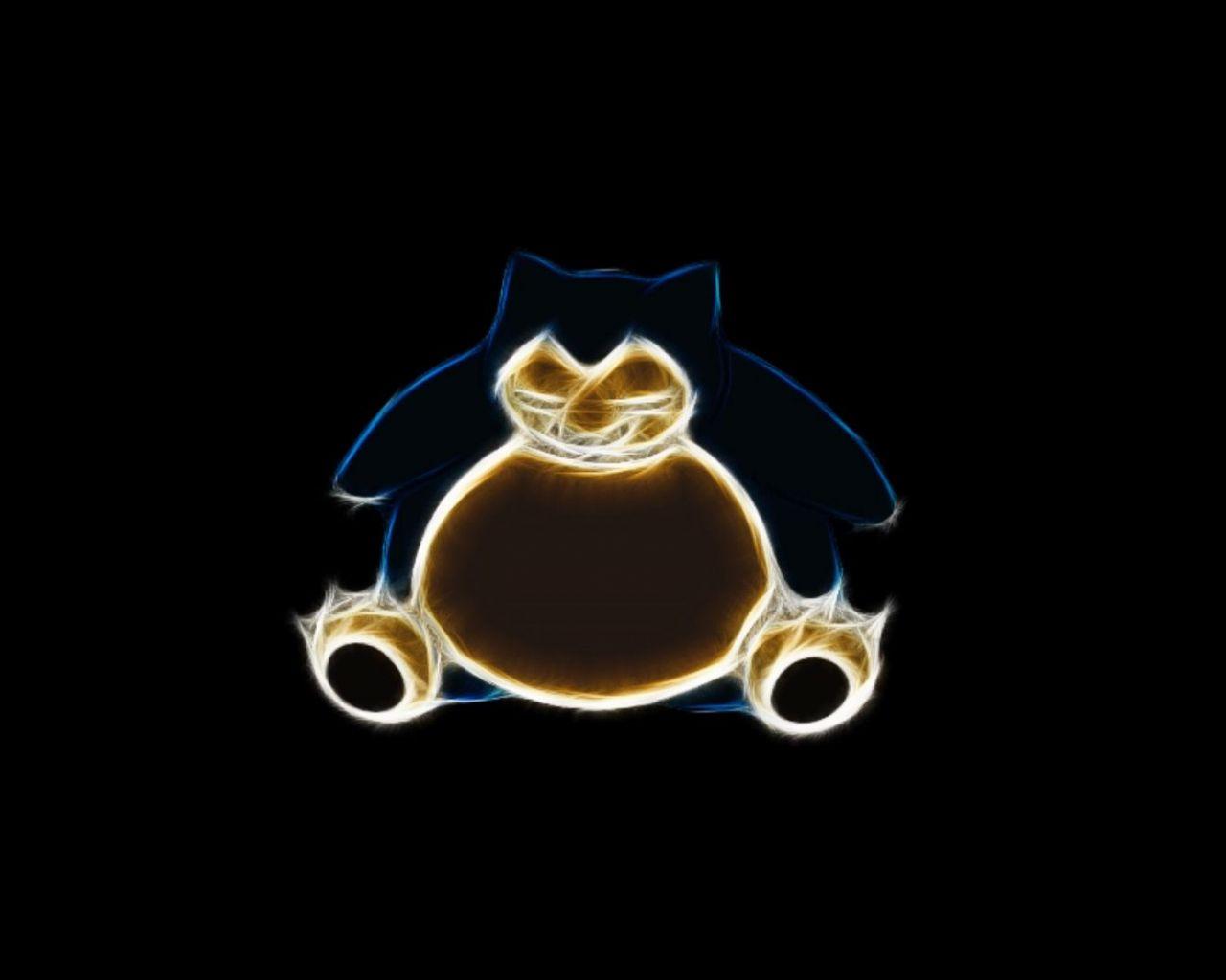 My sister made a minimalist Snorlax wallpaper enjoy  rpokemon