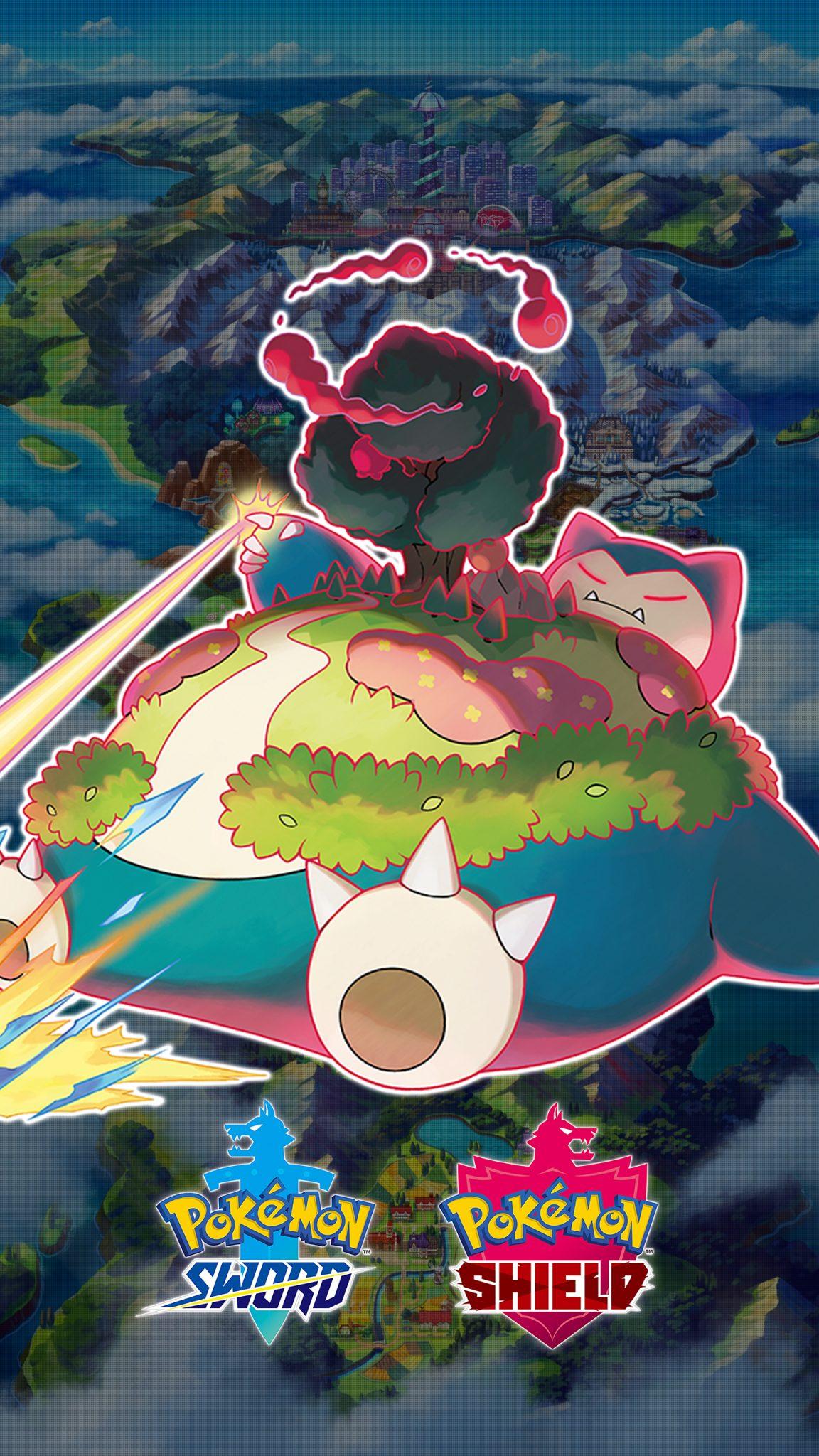1152x2048 Pokemon Sword and Shield Gigantamax Snorlax Wallpaper with Monocle