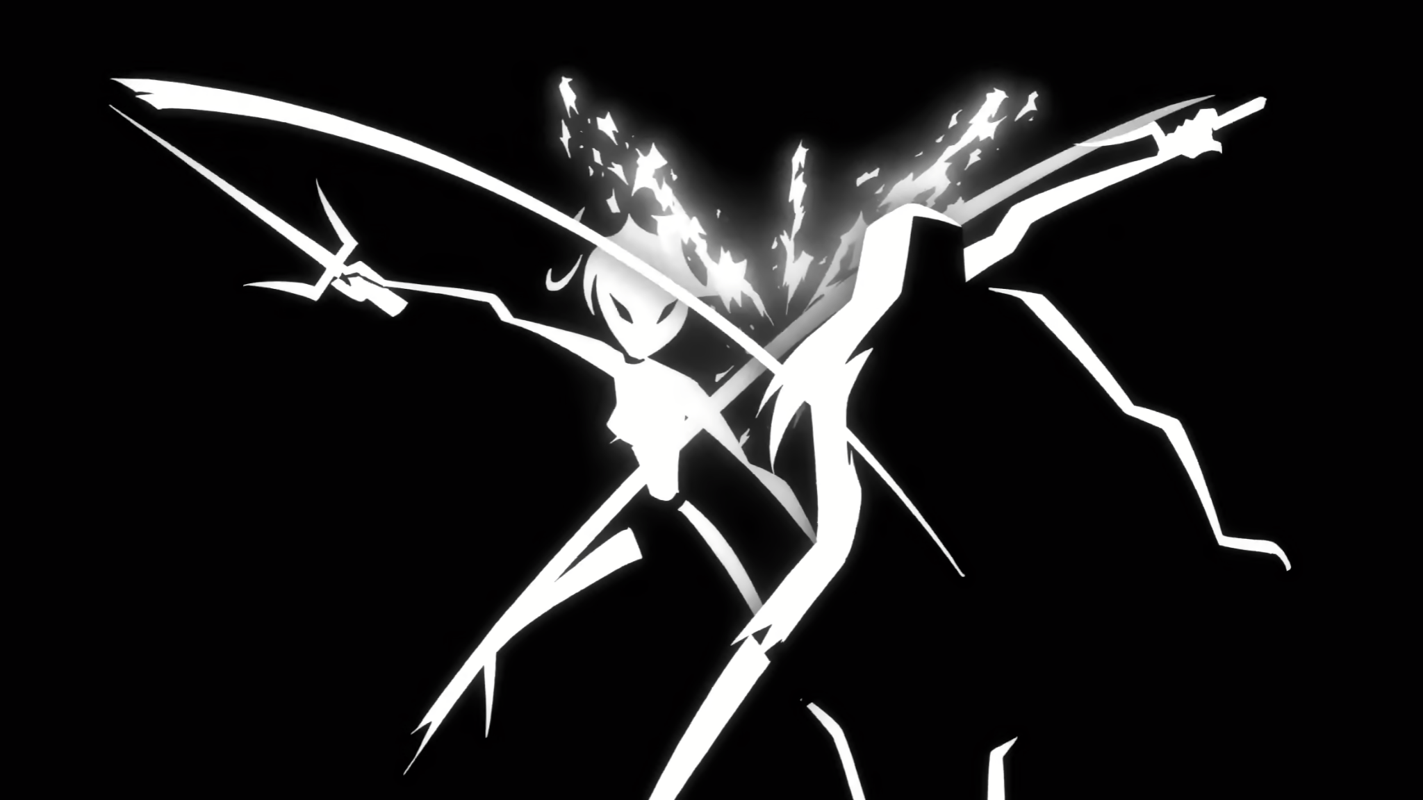 2048x1152 Samurai Jack Minimalist Wallpaper 6 Monochromatic HD Wallpaper
