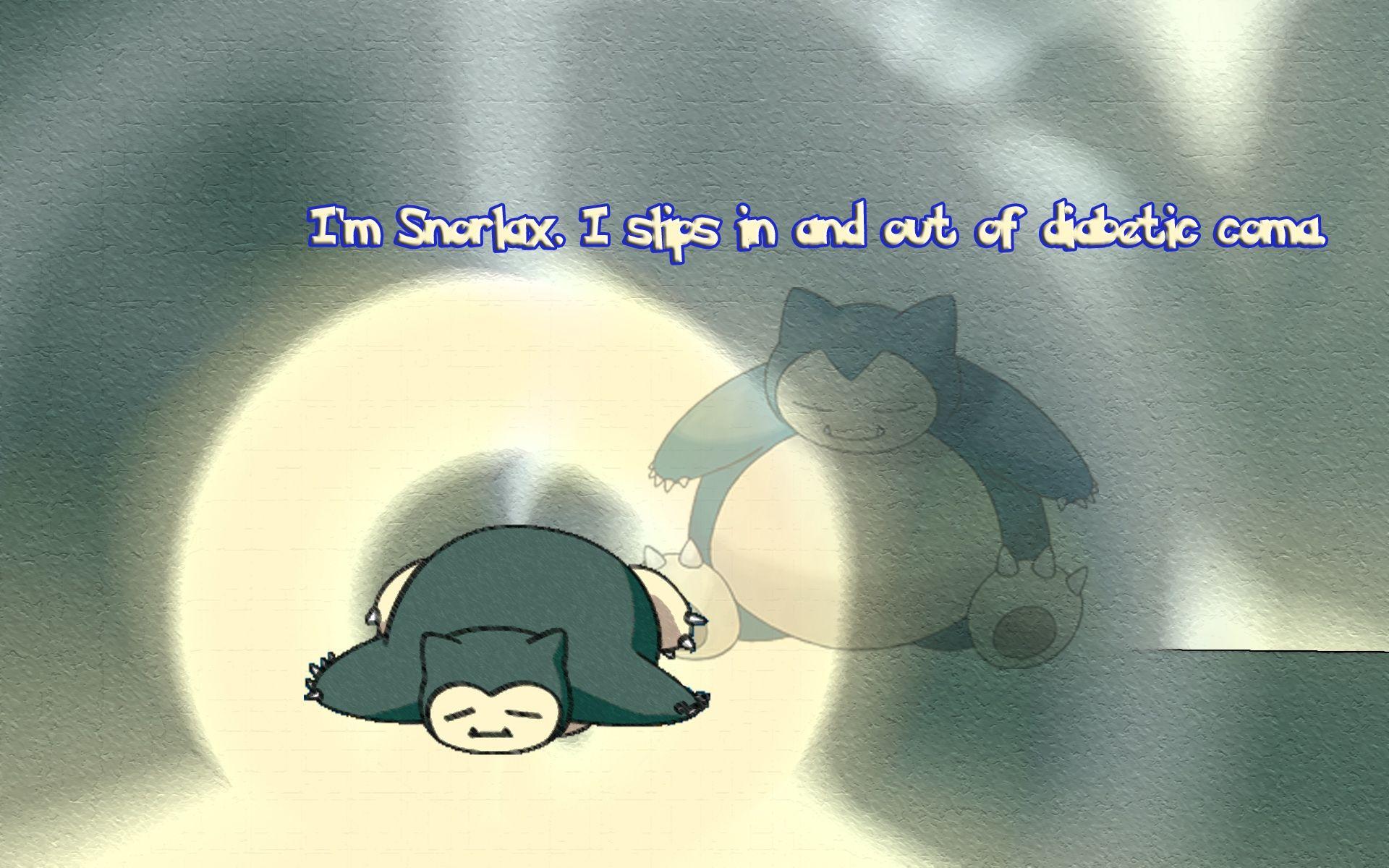 1920x1200 Pokemon Text Snorlax Wallpaper Art HD Wallpaper Pokemon Wallpaper & Background Download