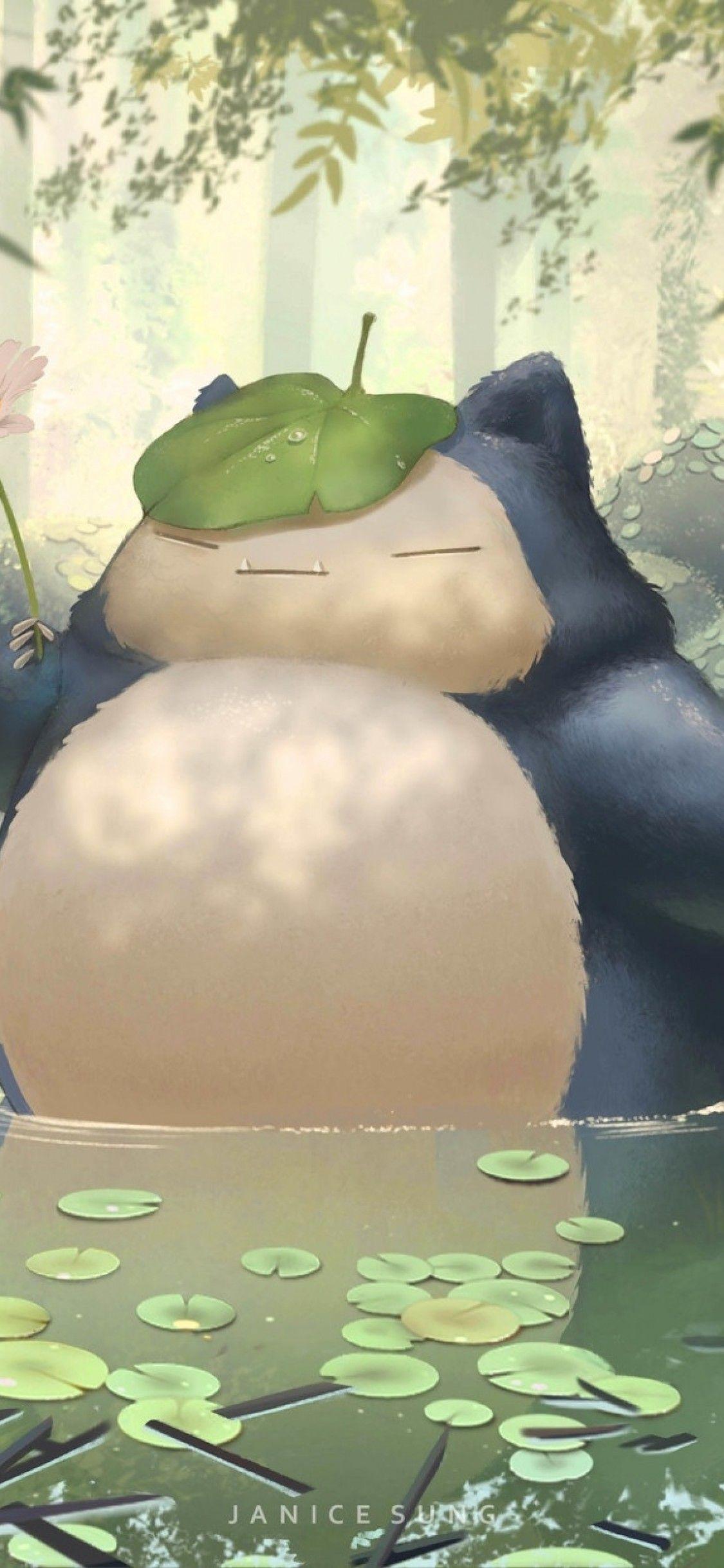 1125x2436 Download 1125x2436 Pokemon, Squirtle, Pikachu, Bulbasaur, Charmander, Snorlax, Water, Forest Wallpaper for iPhone X