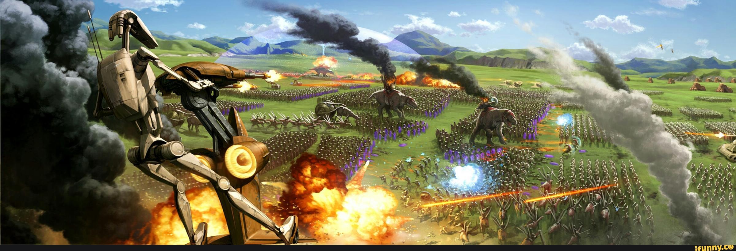 2400x820 Battle of Naboo Wallpaper. Battle Wallpaper, Epic Battle Wallpaper and Battle Gods Wallpaper