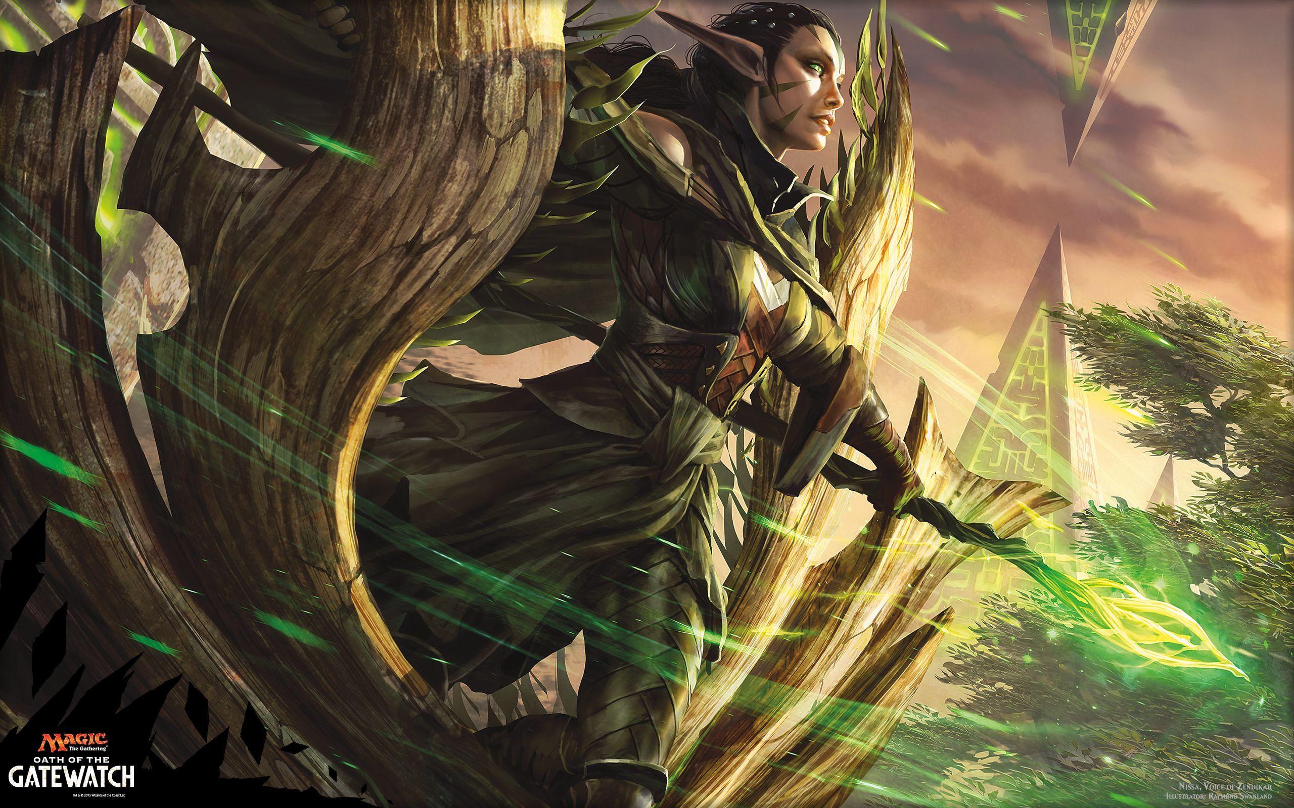 2560x1600 Nissa Voice Of Zendikar_OGW_2560x1600_ (2560×1600). HD Wallpaper, Mtg, Wallpaper