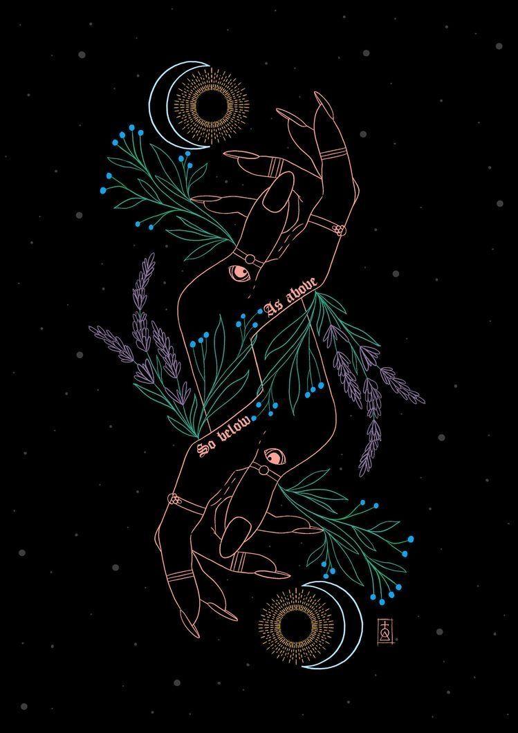749x1060 ✨The Way of the Wiccan✨. Art wallpaper, Aesthetic art, Art
