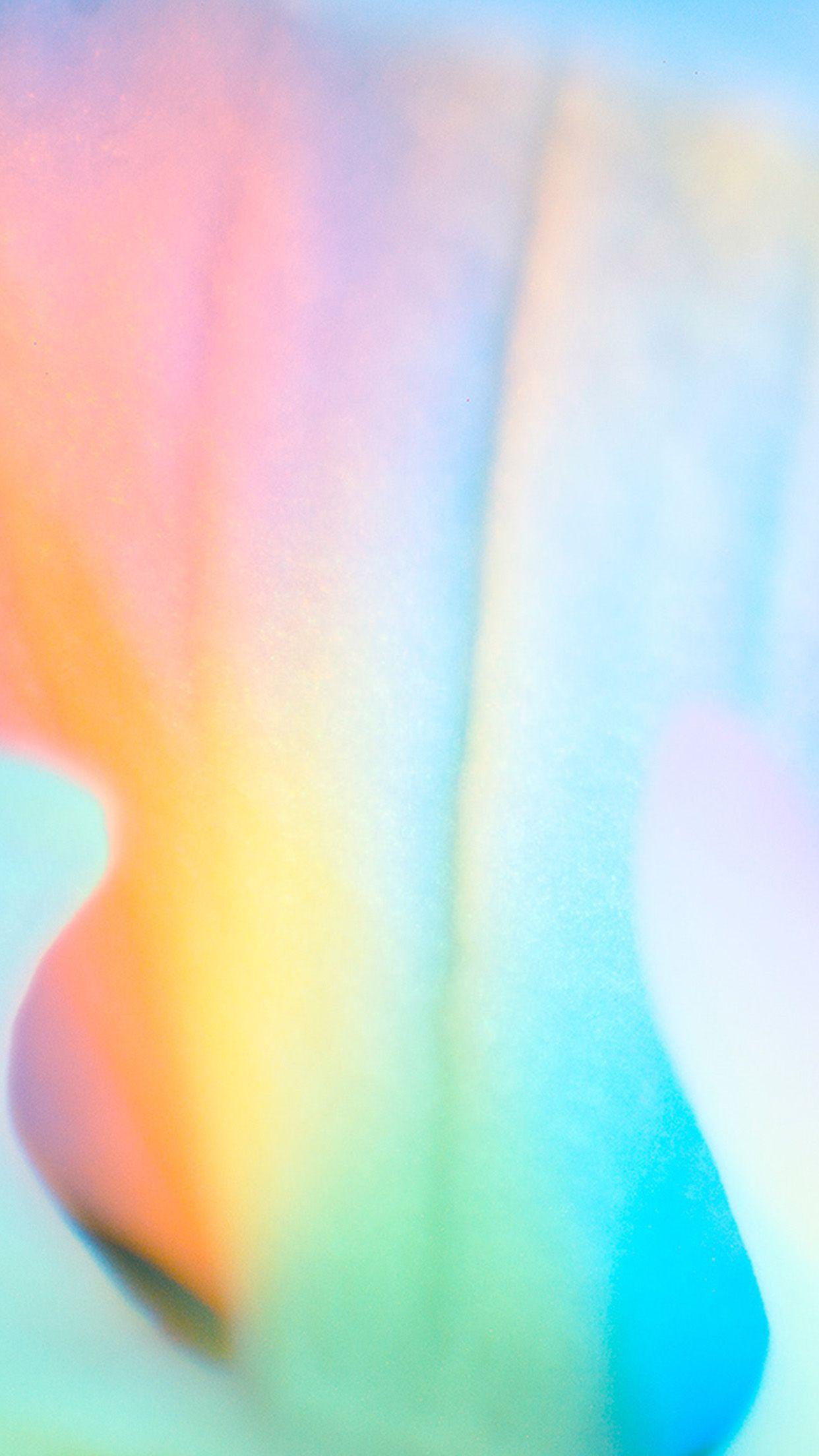 1242x2208 iPhone 6 wallpaper. flower macro pastel blur gradation