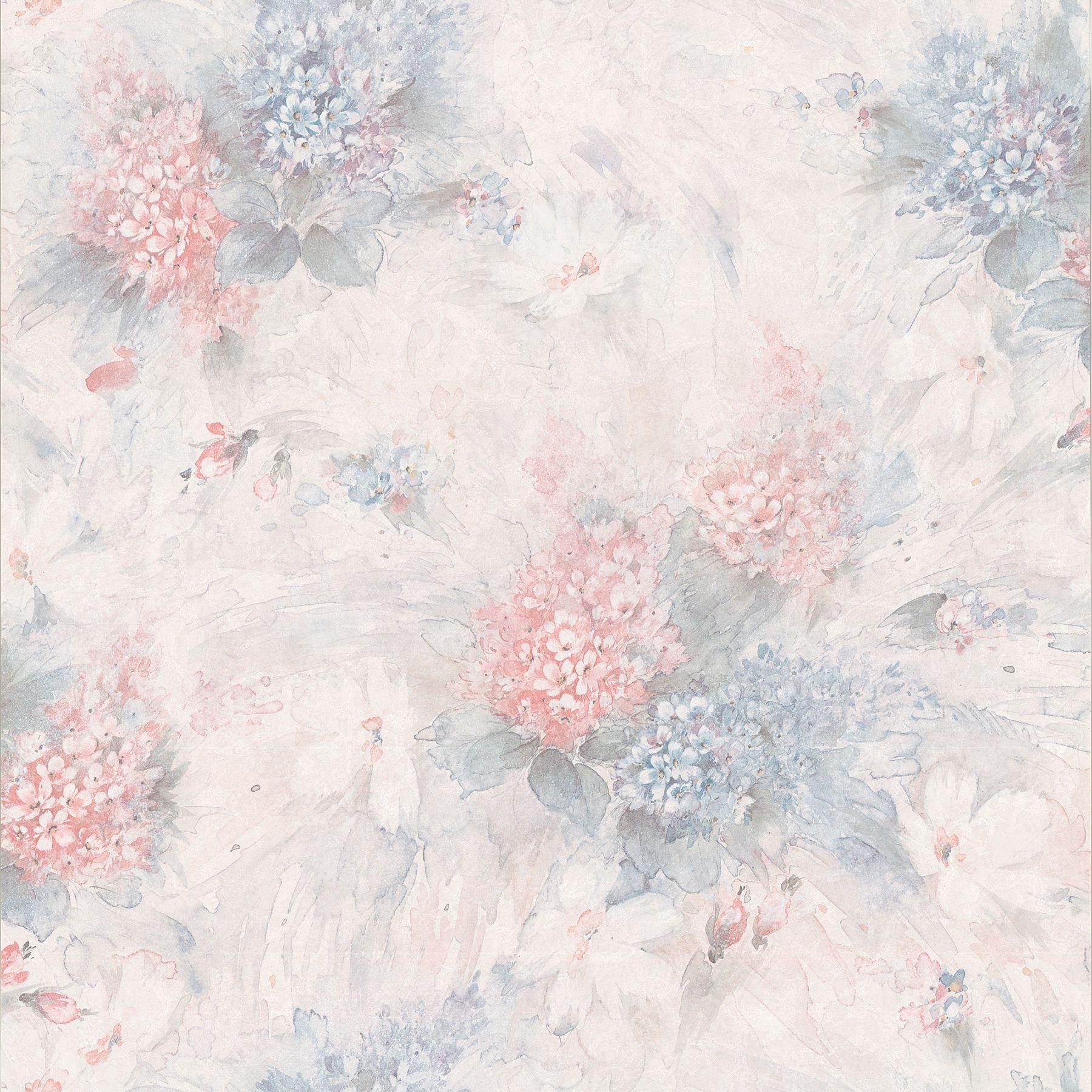 1800x1800 Shop Mauve Watercolor Flowers Wallpaper