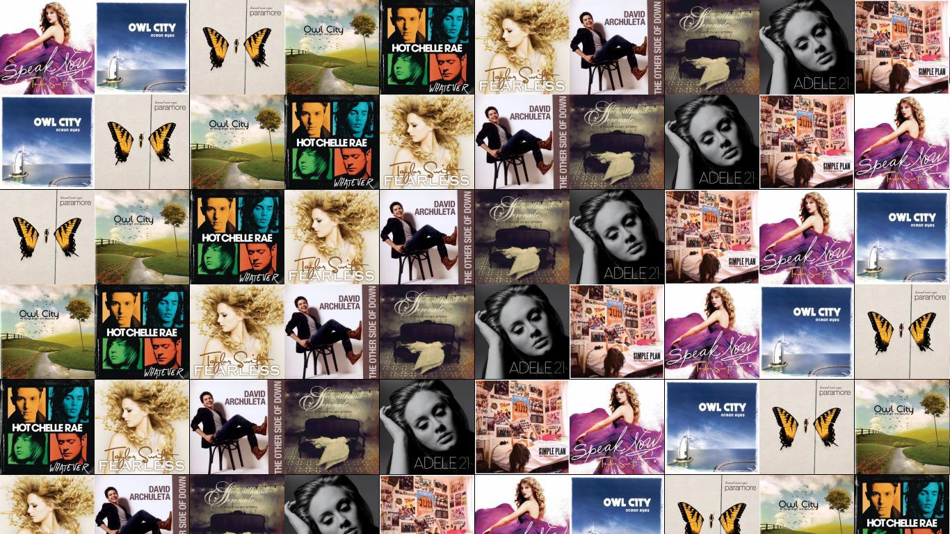 1366x768 Taylor Swift Speak Now Owl City Wallpaper « Tiled Desktop Wallpaper
