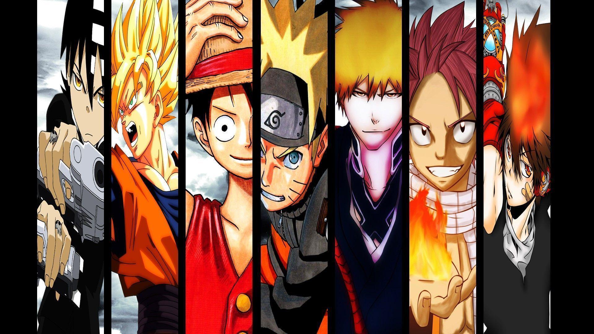 Athah Designs Anime Crossover Dragon Ball Hunter  Hunter One PunchMan  Bleach One Piece Naruto