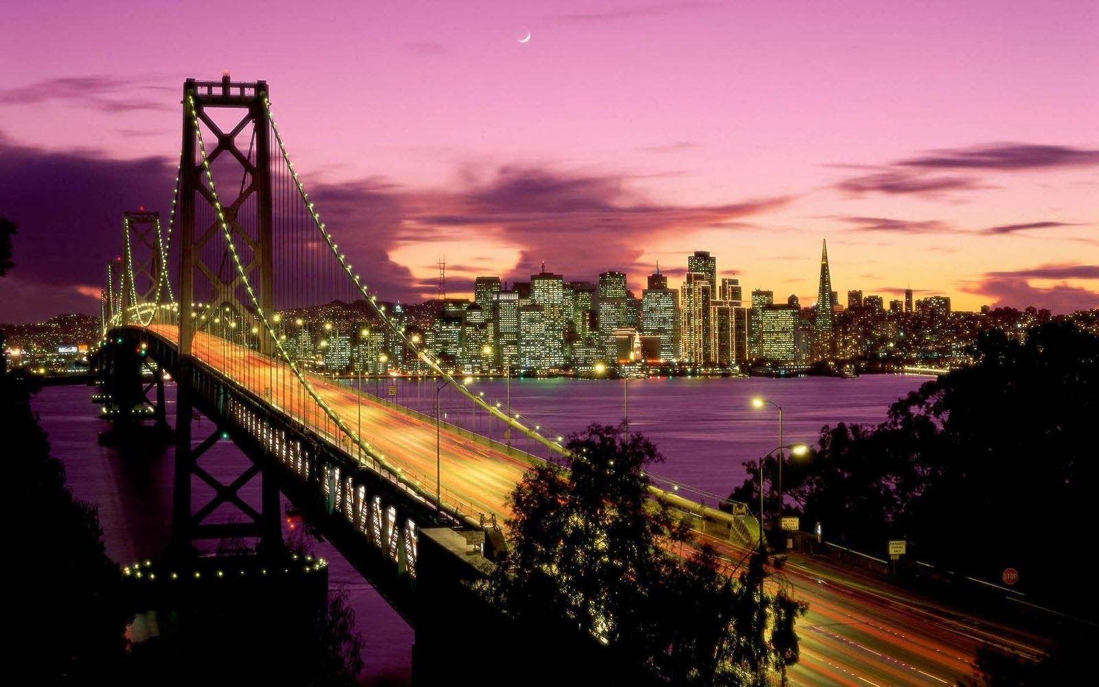 1600x1000 Top Wallpaper Desktop: San Francisco Bay Bridge Wallpaper