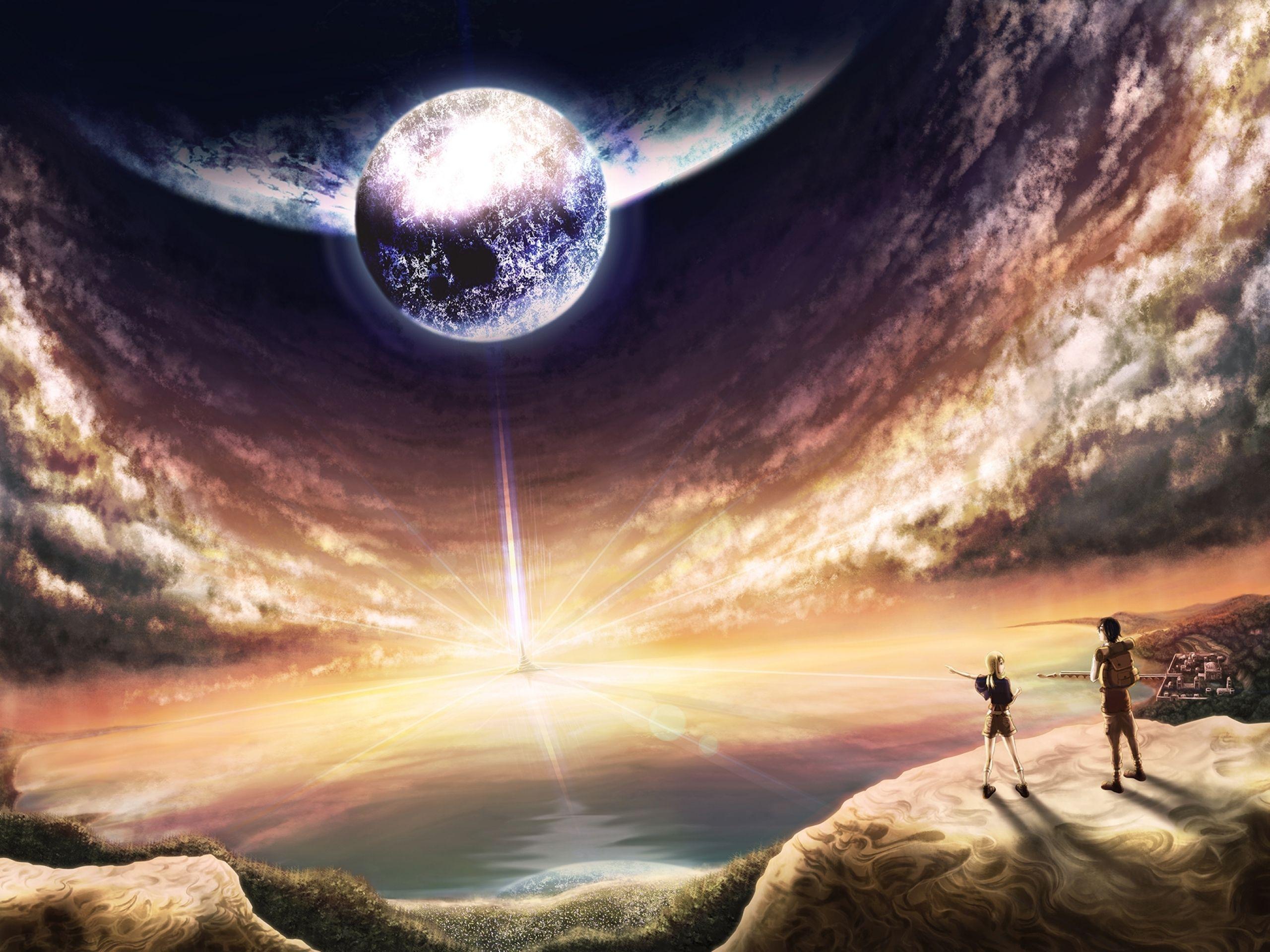 2560x1920 Planets Horizon Lookout People wallpaper. Planets Horizon Lookout People