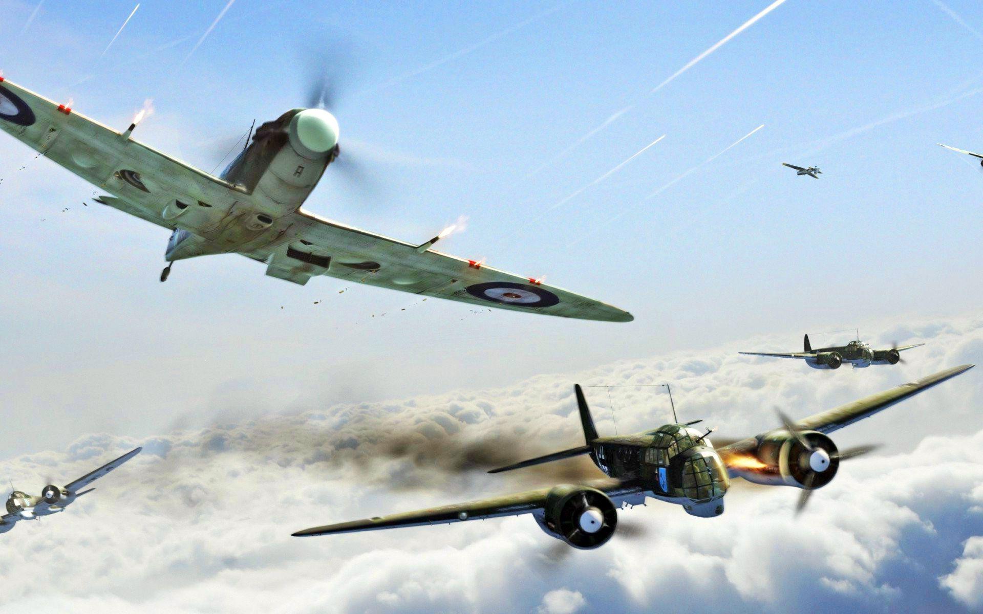 1920x1200 Aircraft Spitfire Vehicle Military Aircraft World War Ii Wallpaper:1920x1200