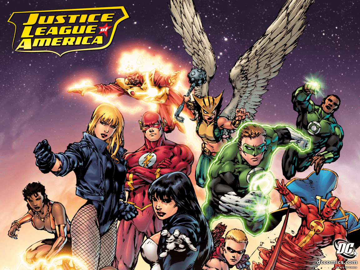1152x864 the Justice League desktop PC and Mac wallpaper