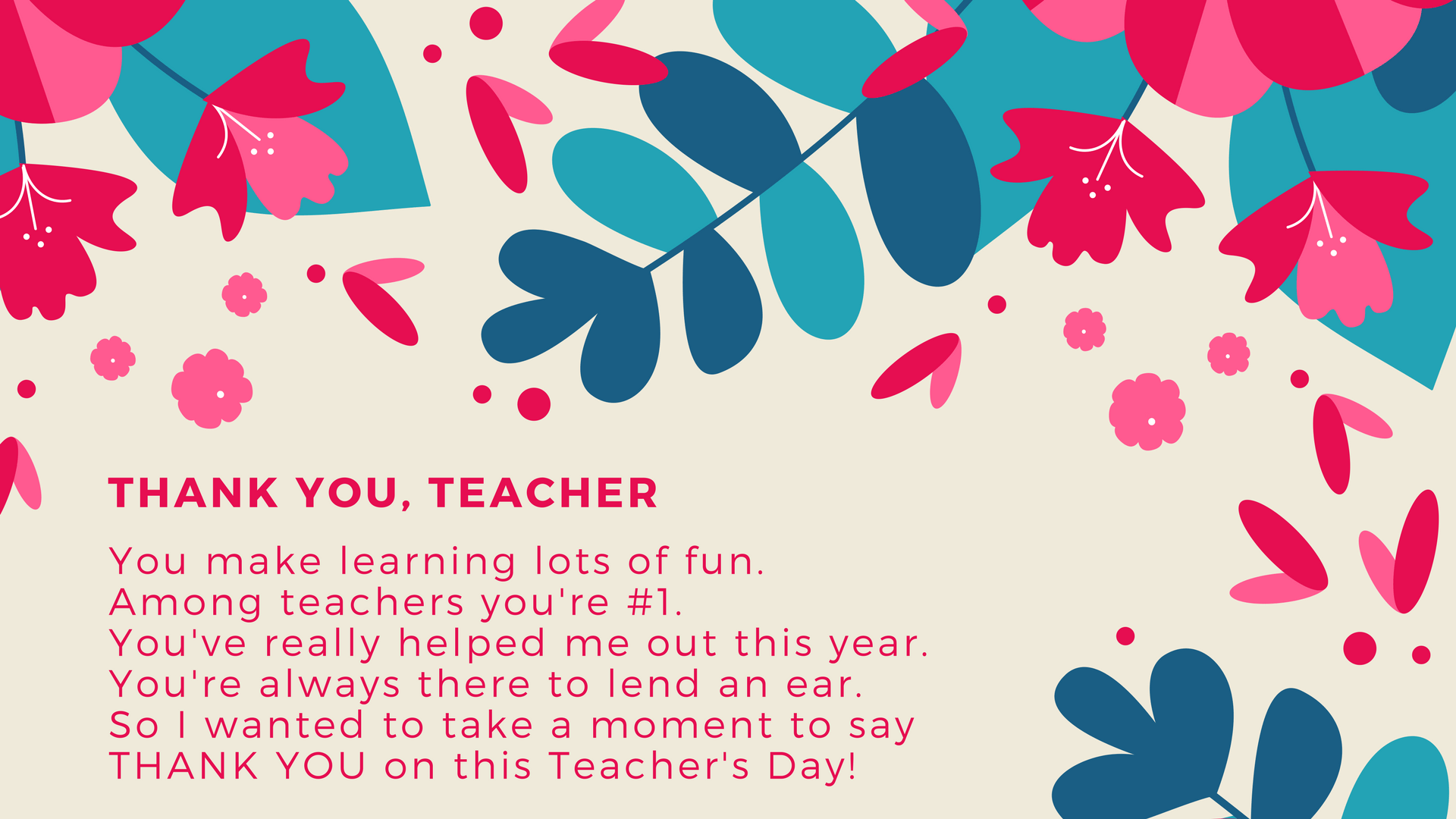 1920x1080 Thank a Teacher for Teacher's Day. #inspiration #gratitude #thankateacher. Law of attraction quotes, Law of attraction, Attraction quotes