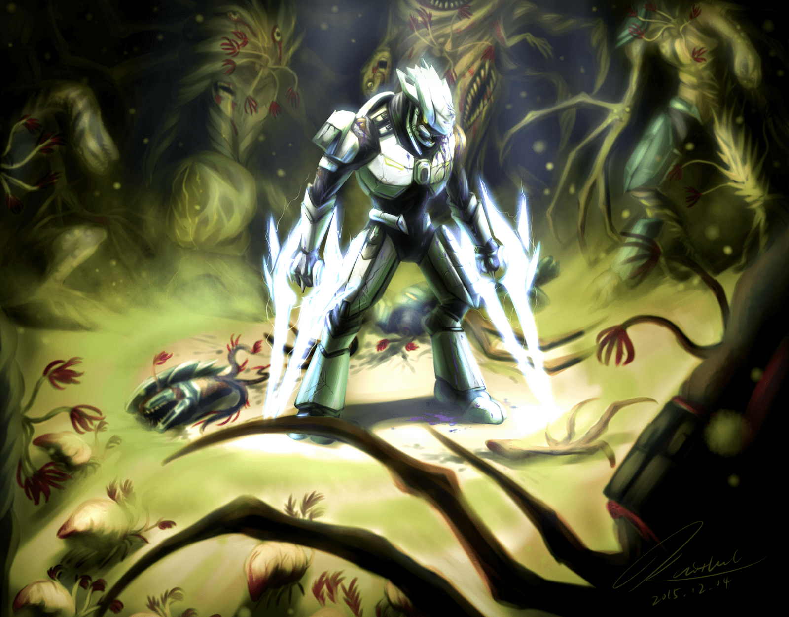 1600x1251 Rtas'Vadum VS Flood army. Halo flood, Halo armor, Halo master chief